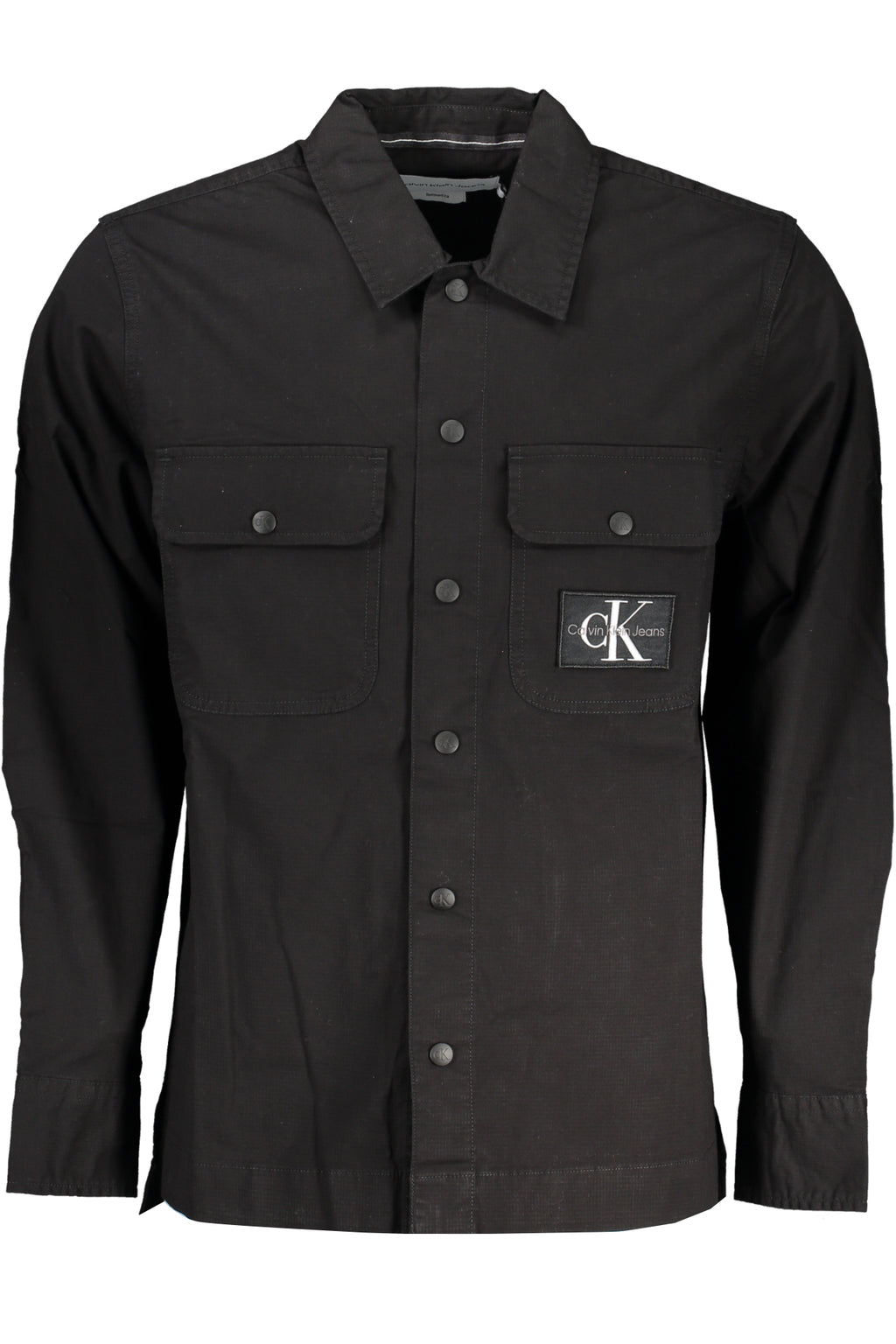 CALVIN KLEIN MEN'S BLACK LONG SLEEVE SHIRT