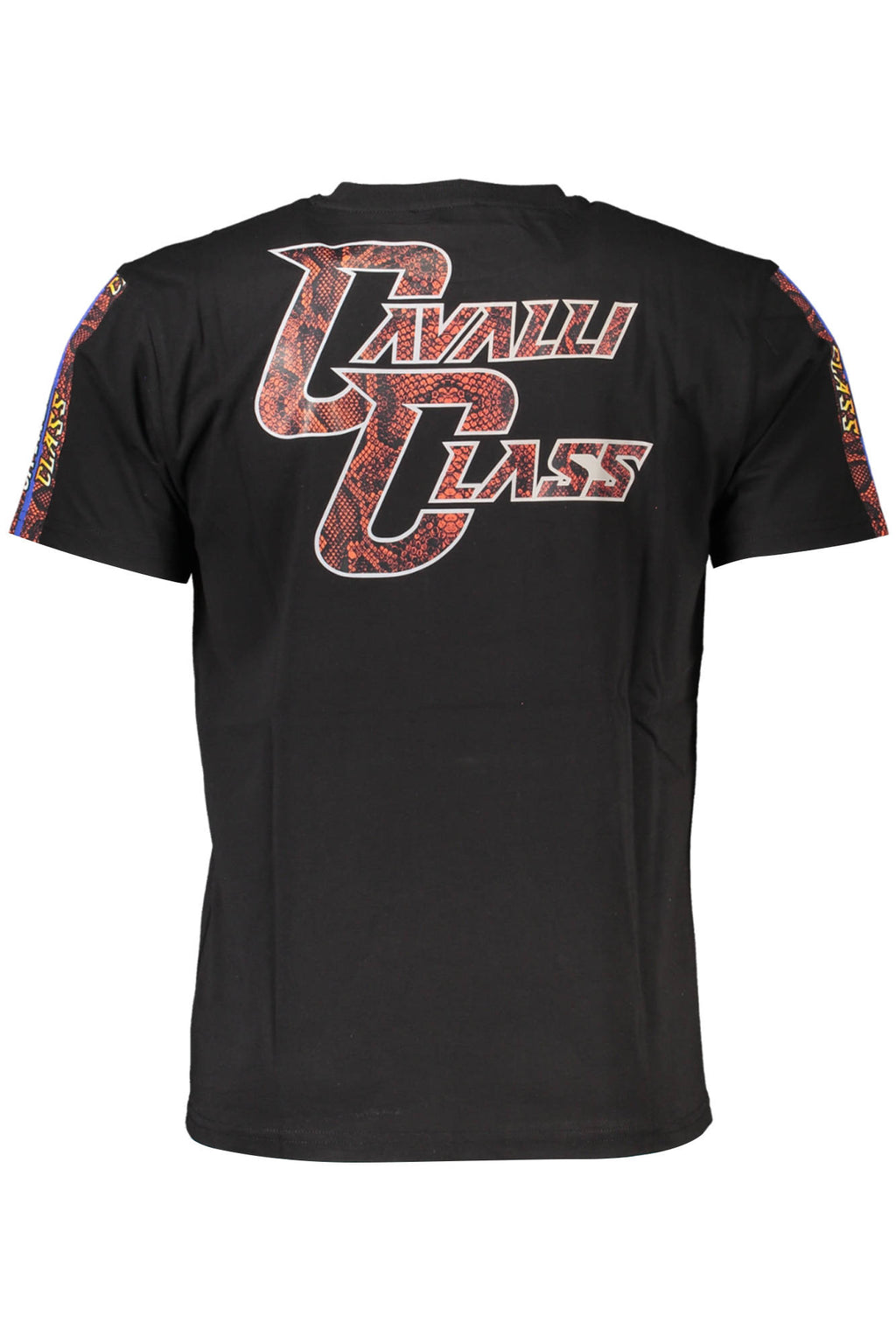 CAVALLI CLASS T-SHIRT SHORT SLEEVE MAN BLACK