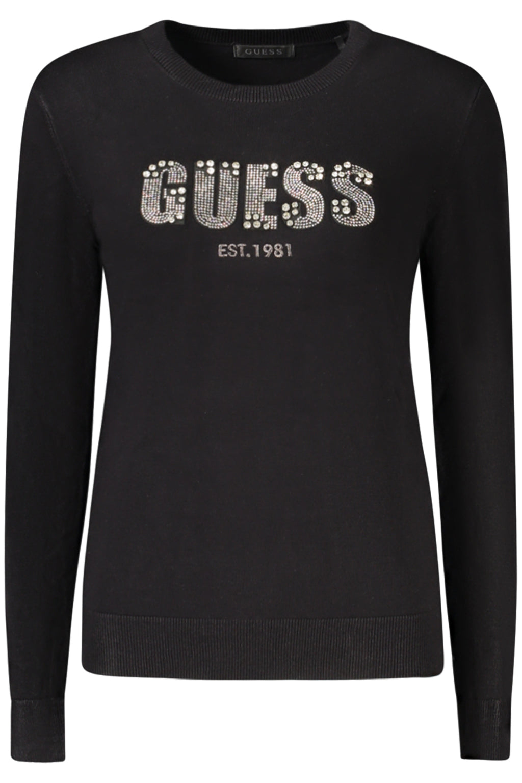 GUESS JEANS WOMEN'S BLACK SWEATER