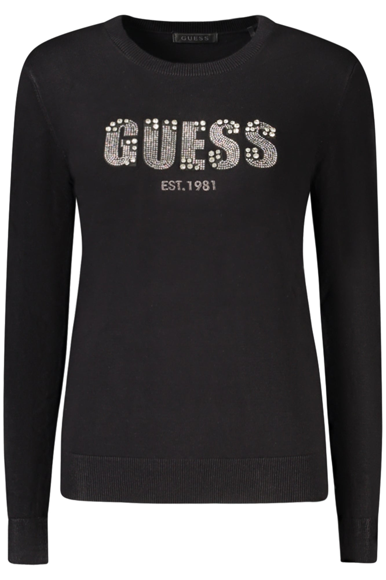 GUESS JEANS WOMEN'S BLACK SWEATER