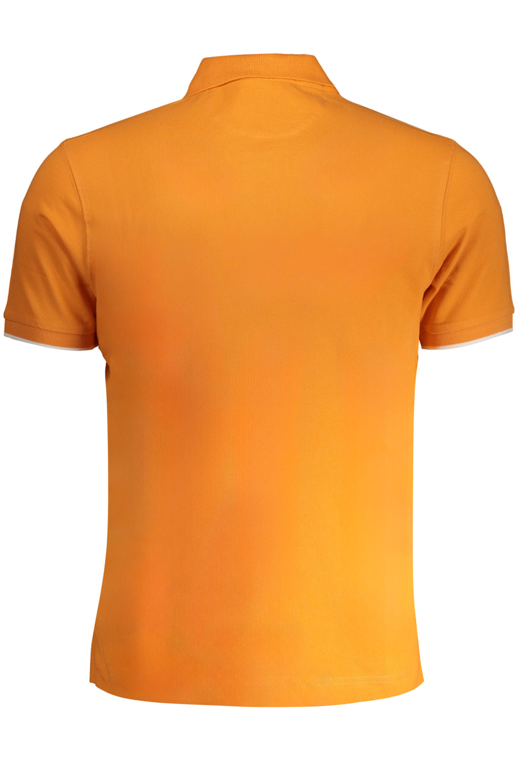 LA MARTINA MEN'S ORANGE SHORT SLEEVED POLO SHIRT