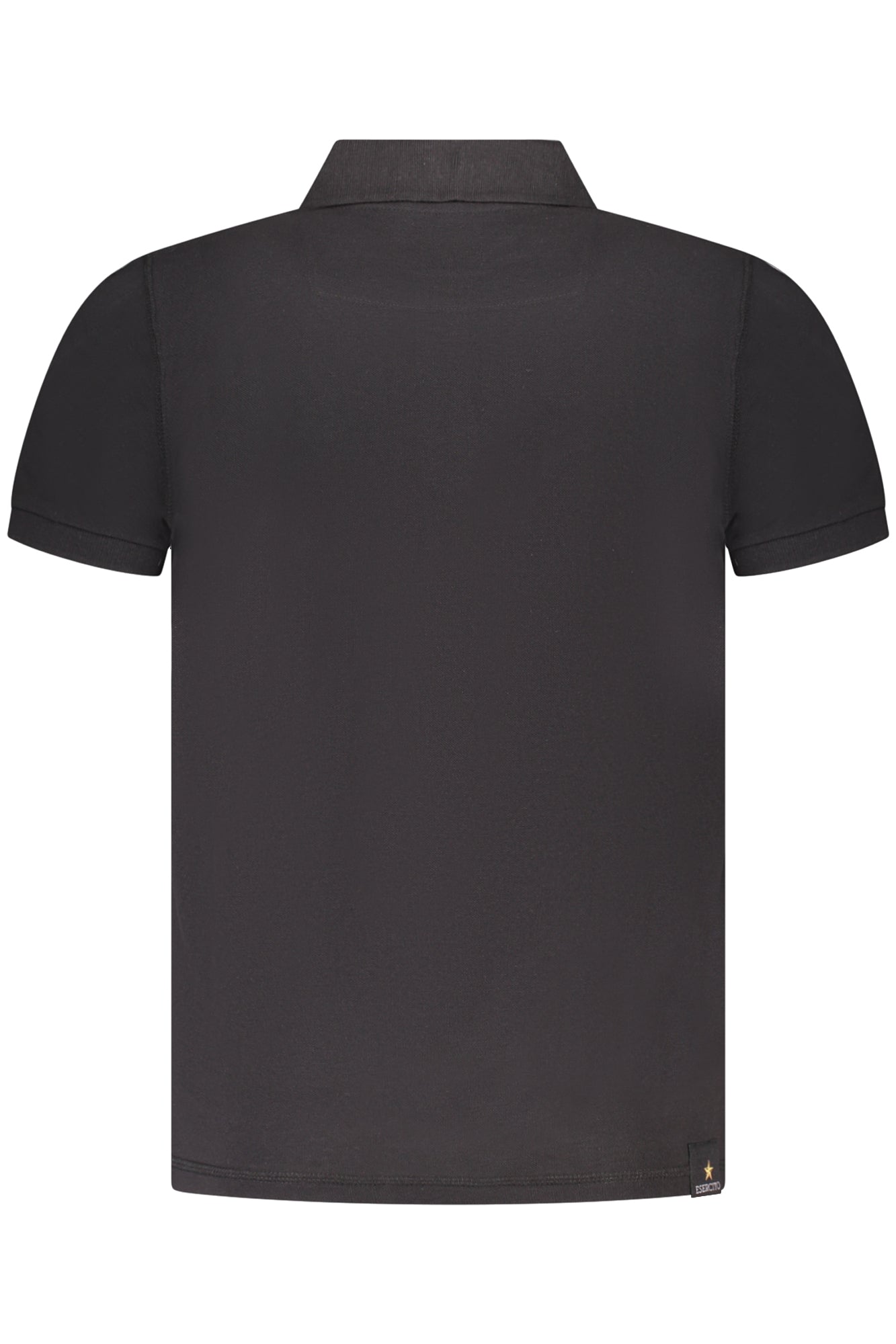 MILITARY ACADEMY BLACK MEN'S SHORT SLEEVE POLO