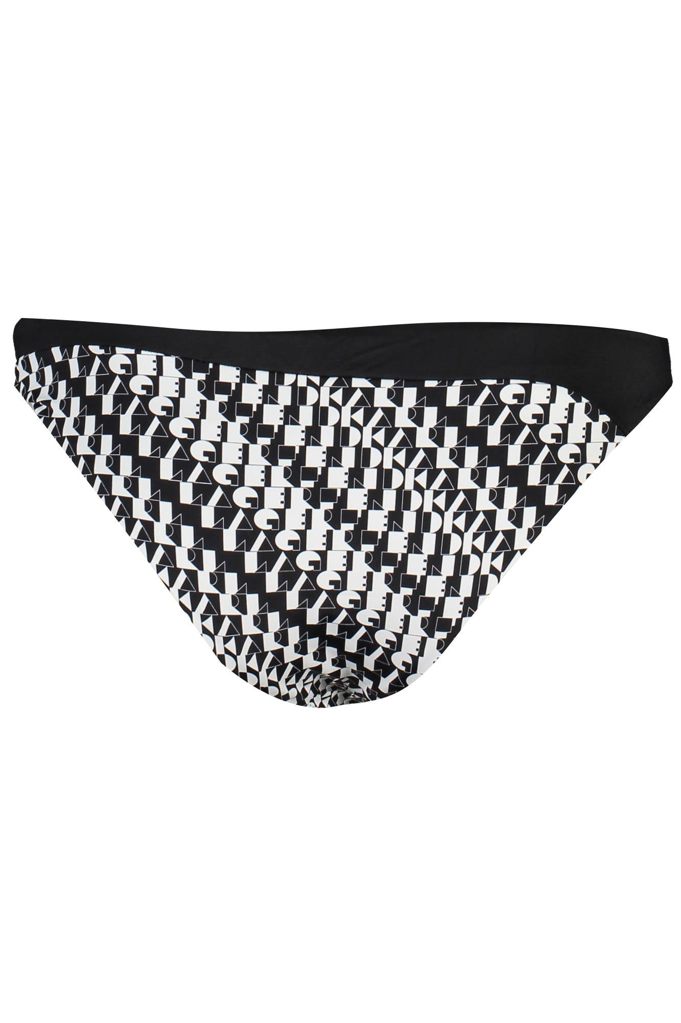 KARL LAGERFELD BEACHWEAR WOMEN'S BOTTOM SWIMSUIT BLACK