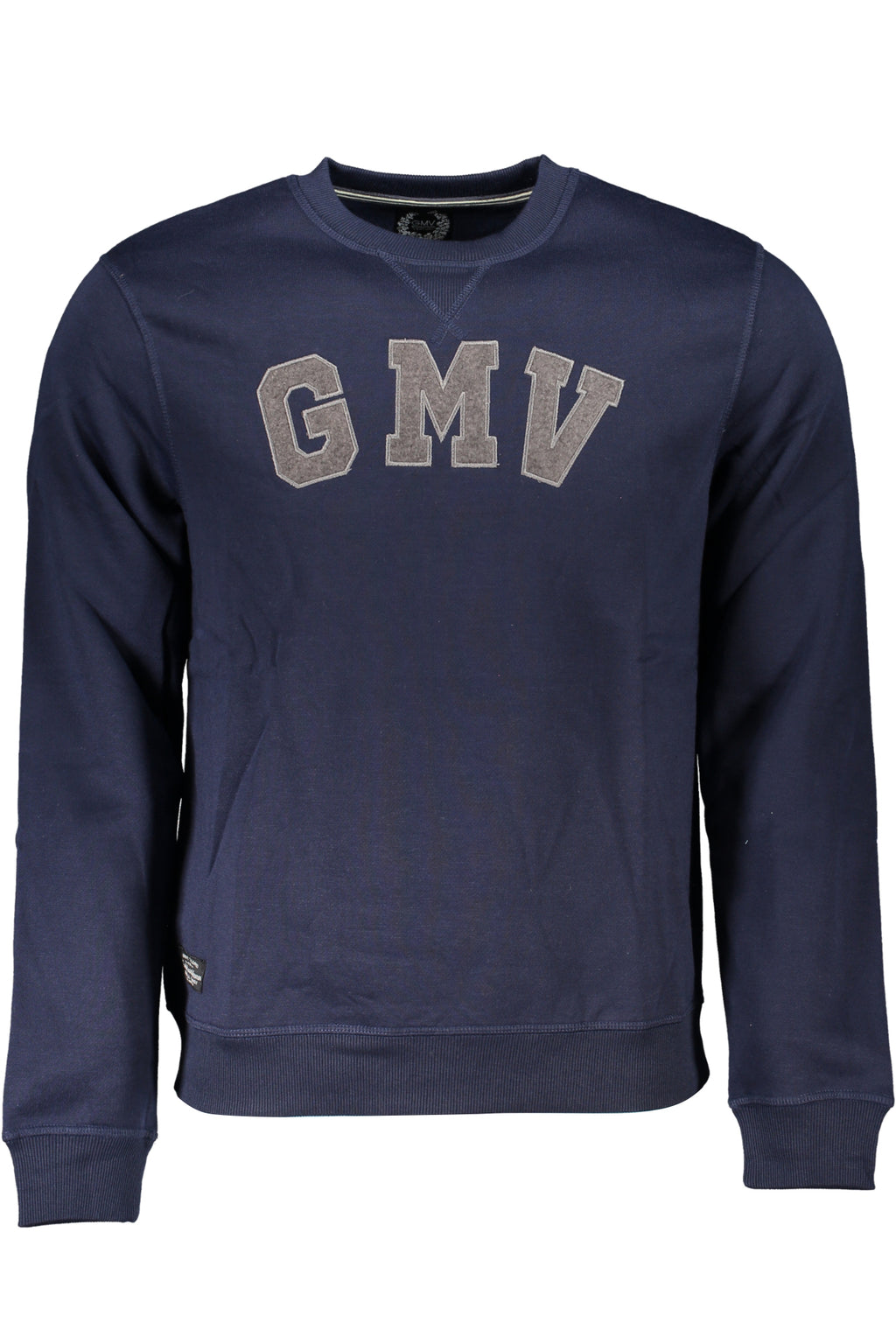GIAN MARCO VENTURI MEN'S BLUE ZIPLESS SWEATSHIRT