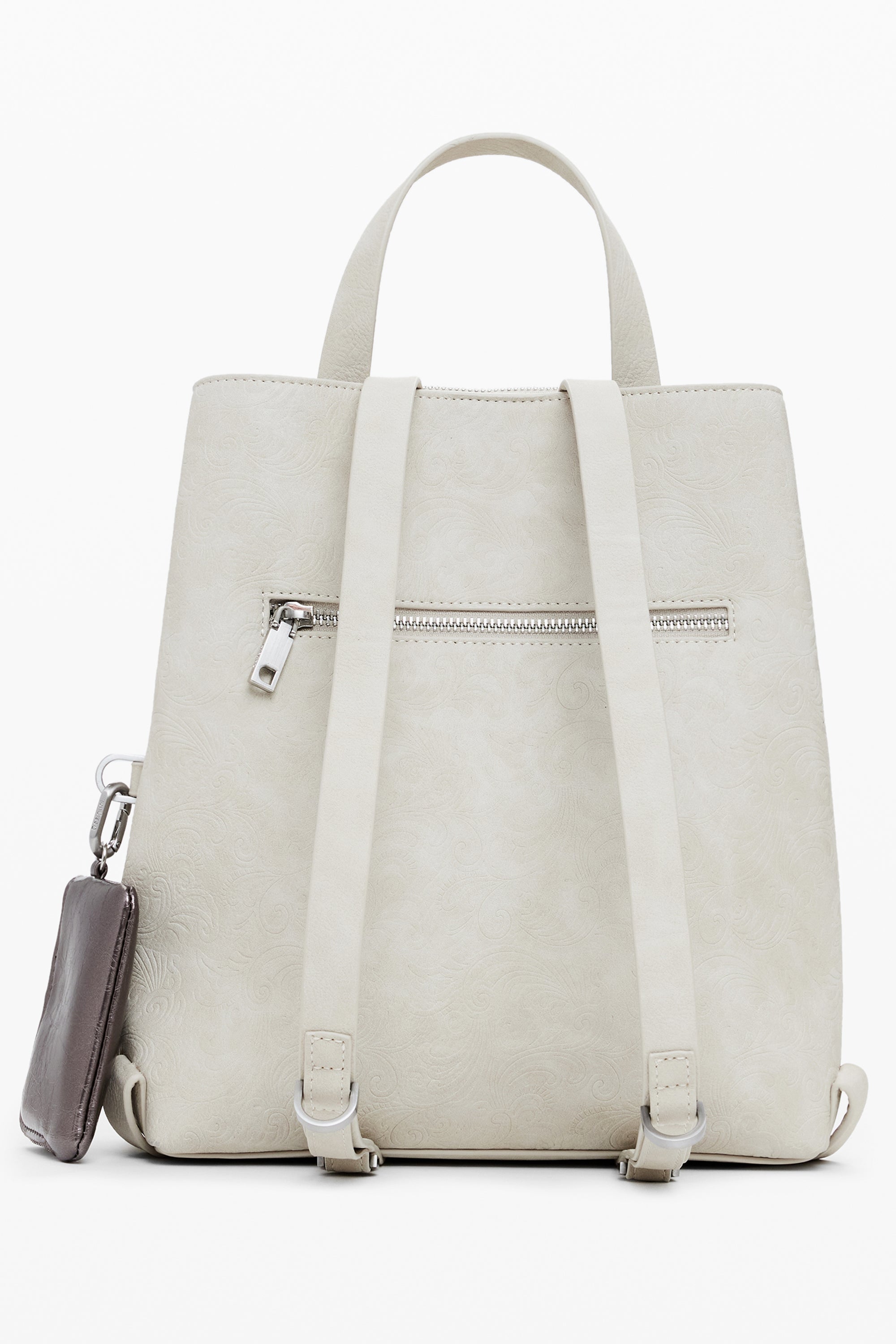 DESIGUAL WOMEN'S BEIGE BACKPACK