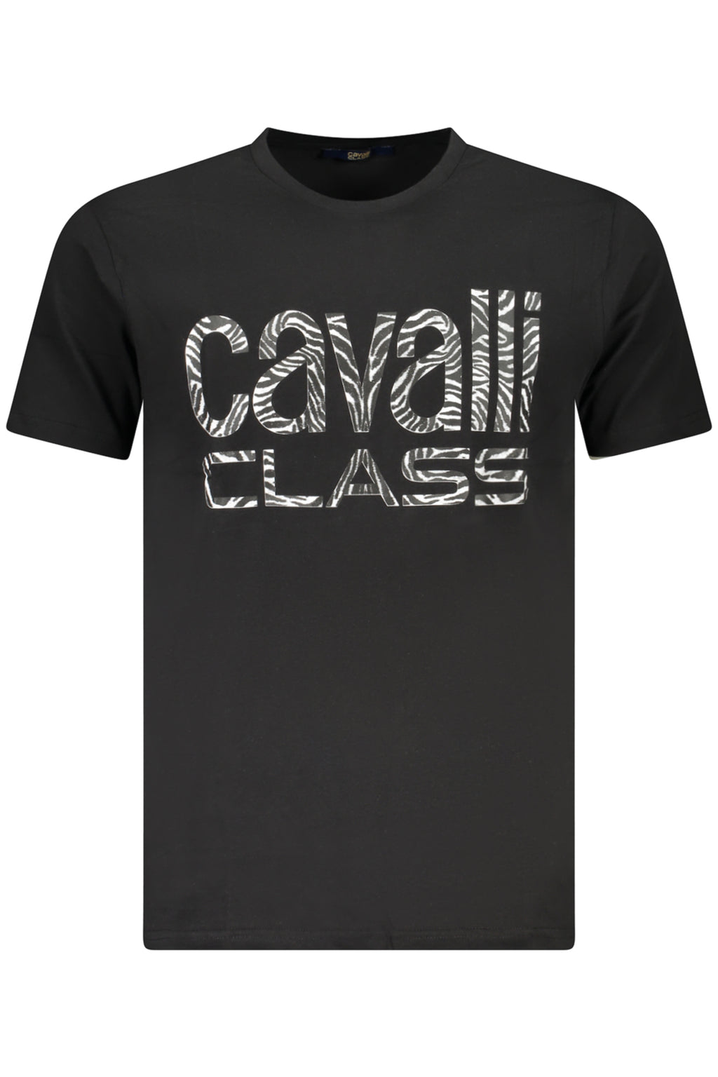 CAVALLI CLASS SHORT SLEEVE T-SHIRT MEN BLACK