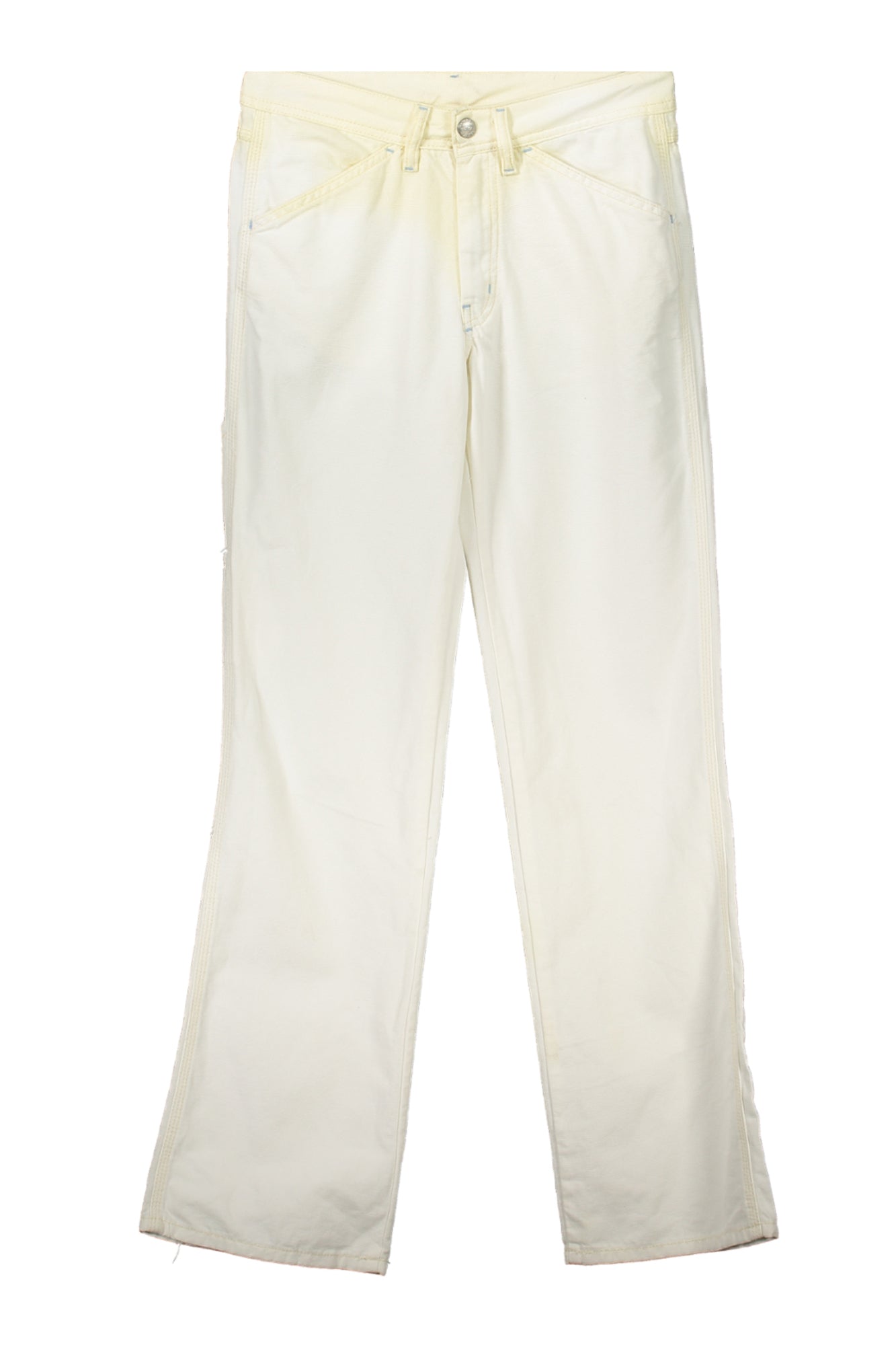 DIESEL MEN'S WHITE PANTS