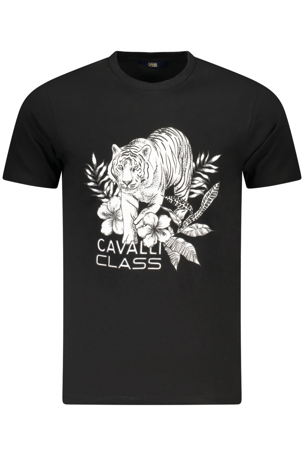 CAVALLI CLASS SHORT SLEEVE T-SHIRT MEN BLACK