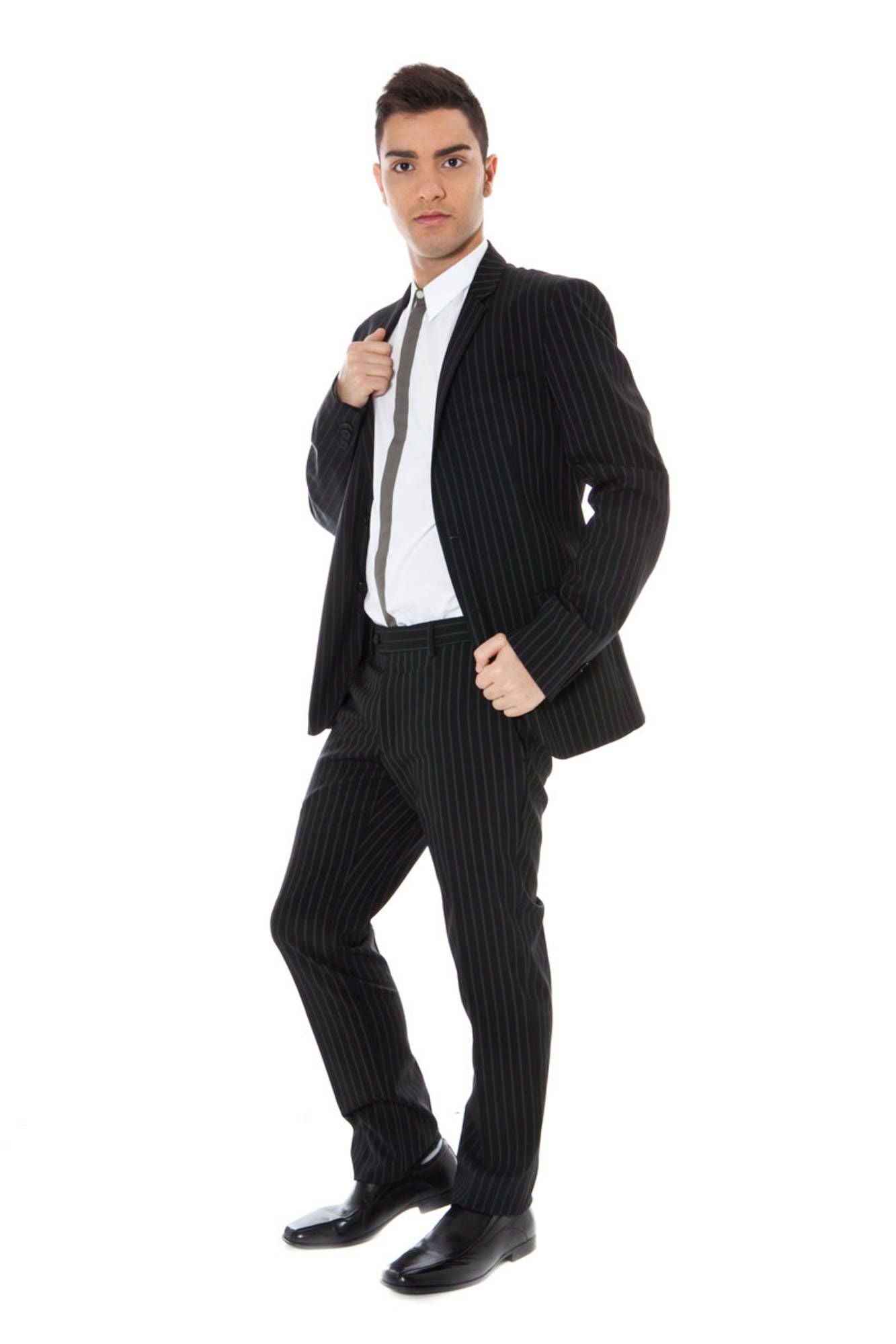 CALVIN KLEIN CLASSIC BLACK MEN'S SUIT