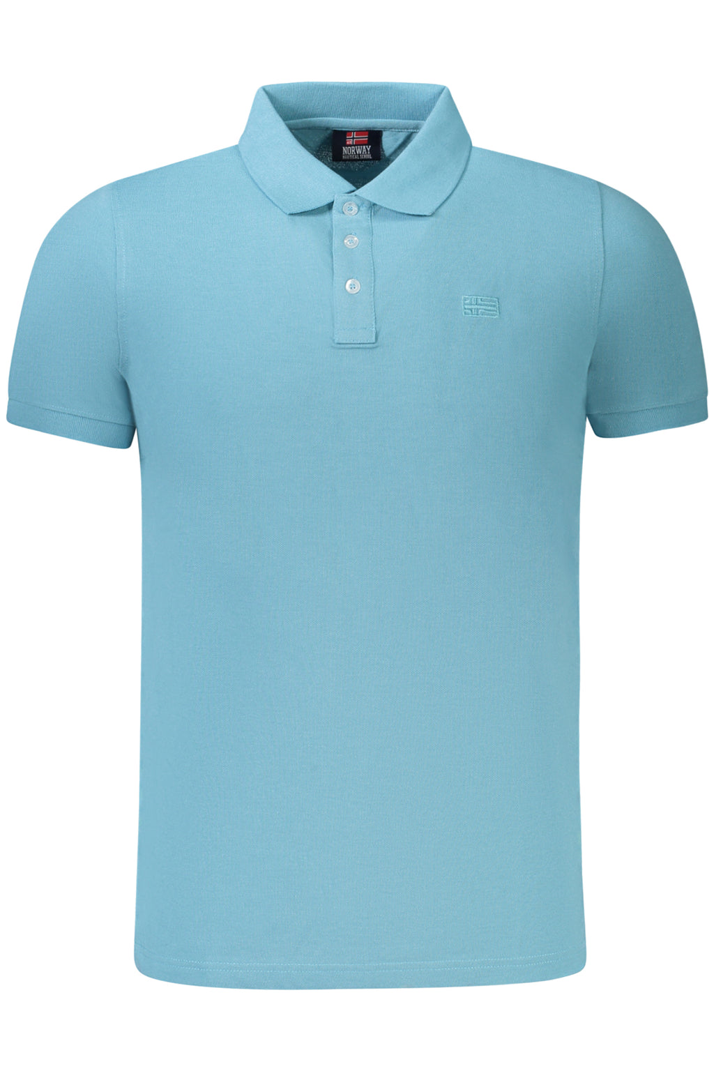 NORWAY 1963 MEN'S SHORT SLEEVE POLO SHIRT BLUE