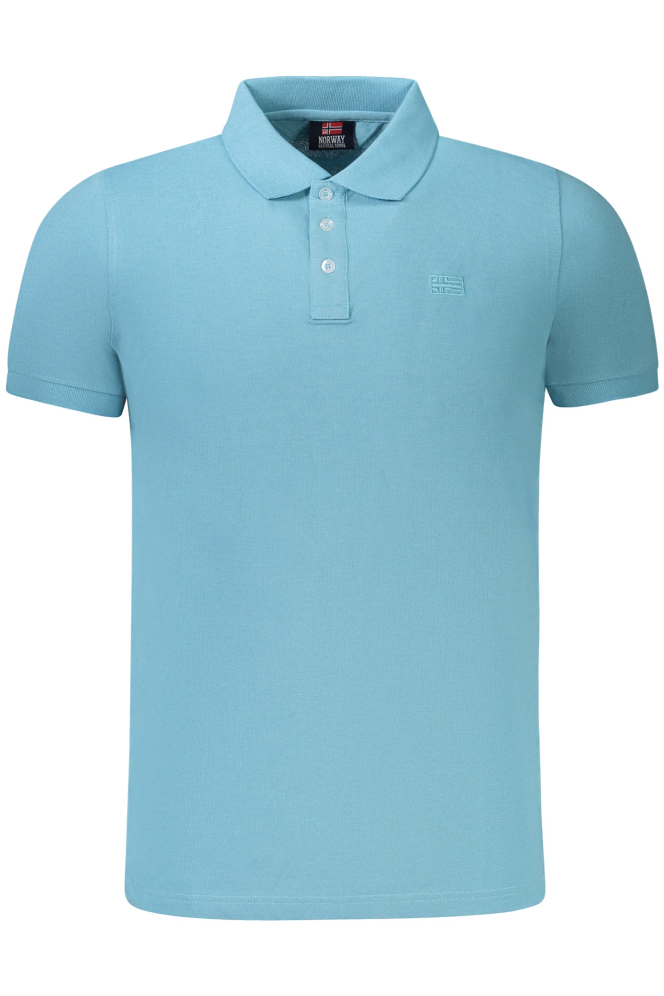 NORWAY 1963 MEN'S SHORT SLEEVE POLO SHIRT BLUE