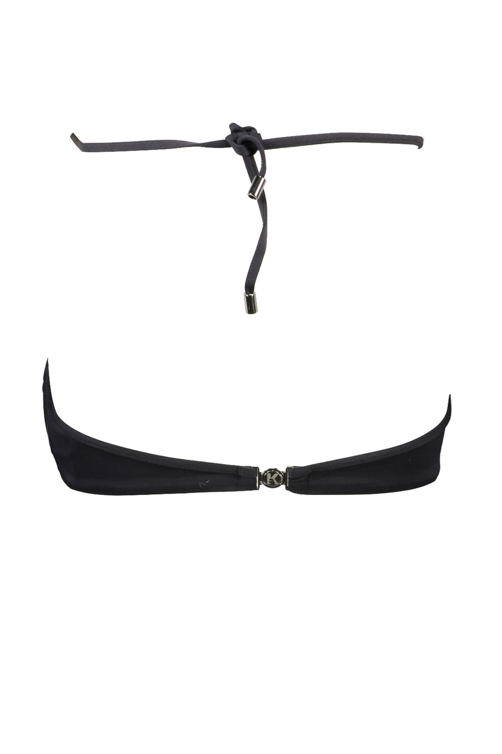 KARL LAGERFELD BEACHWEAR SWIMSUIT TOP WOMEN BLACK
