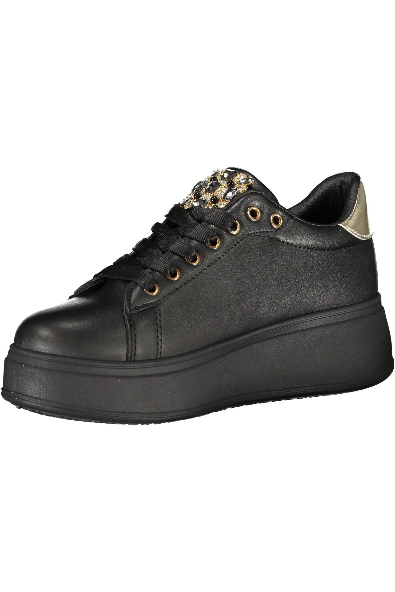 LAURA BIAGIOTTI WOMEN'S BLACK SPORTS SHOES