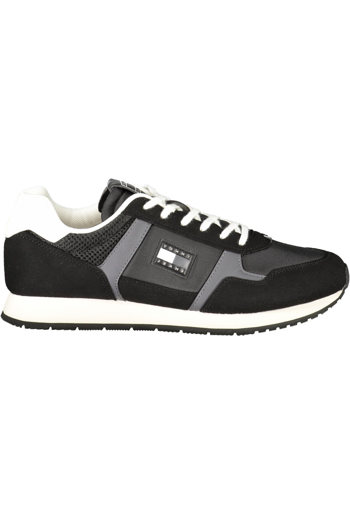 TOMMY HILFIGER MEN'S BLACK SPORTS SHOES