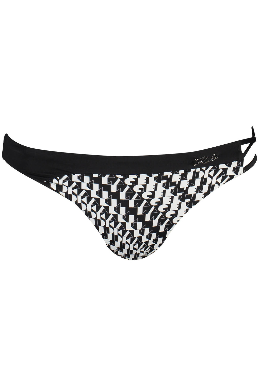 KARL LAGERFELD BEACHWEAR WOMEN'S BOTTOM SWIMSUIT BLACK