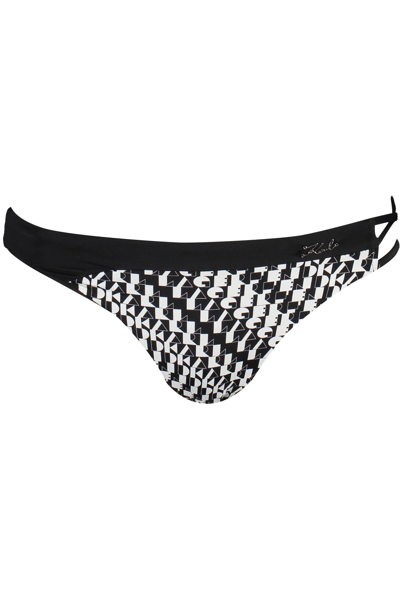 KARL LAGERFELD BEACHWEAR WOMEN'S BOTTOM SWIMSUIT BLACK