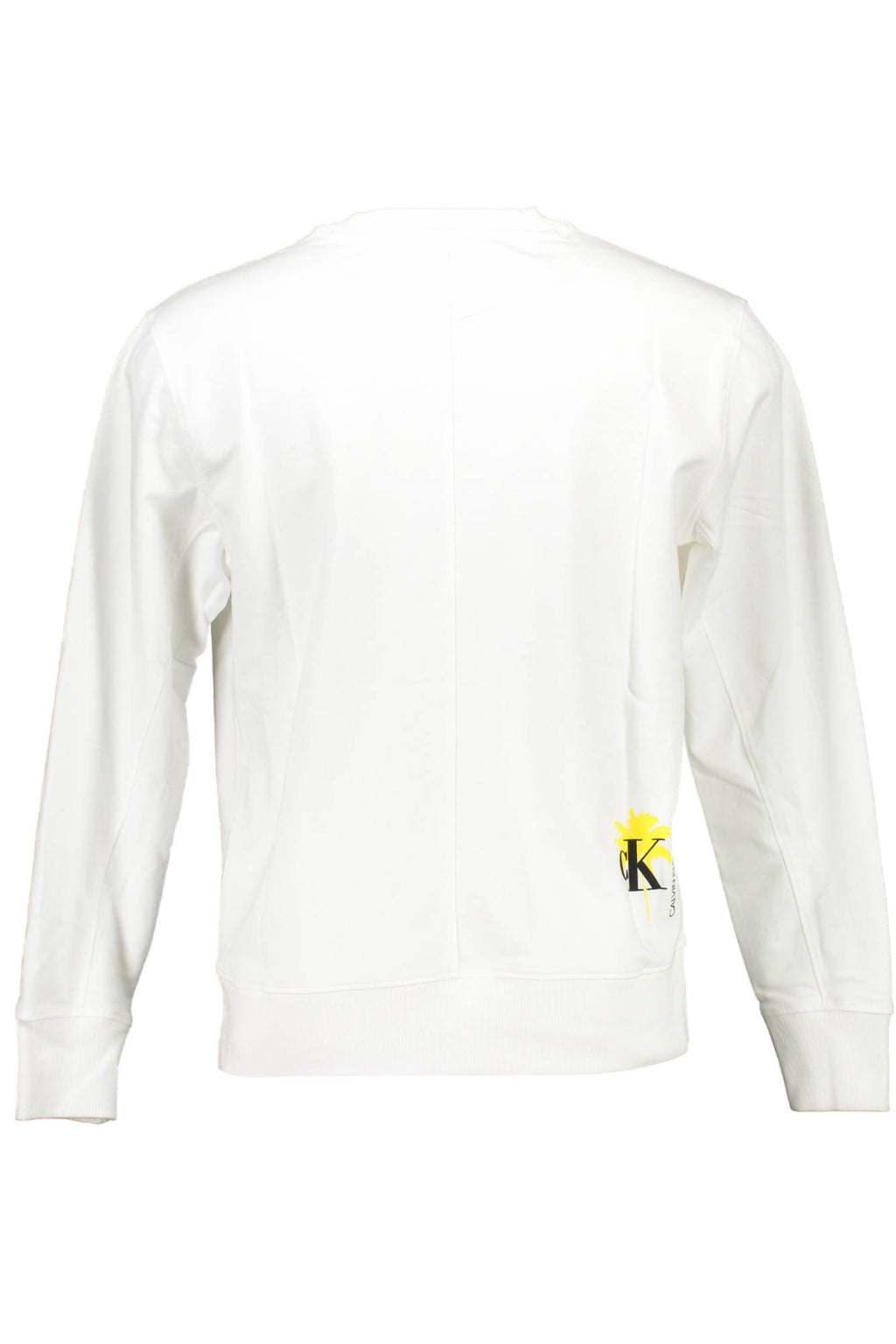 CALVIN KLEIN SWEATSHIRT WITHOUT ZIP MAN WHITE