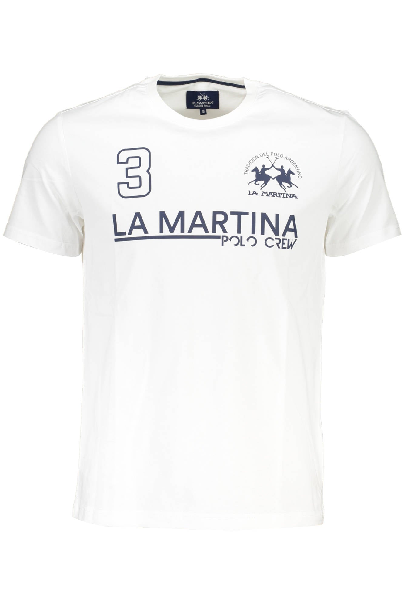 LA MARTINA MEN'S SHORT SLEEVE T-SHIRT WHITE