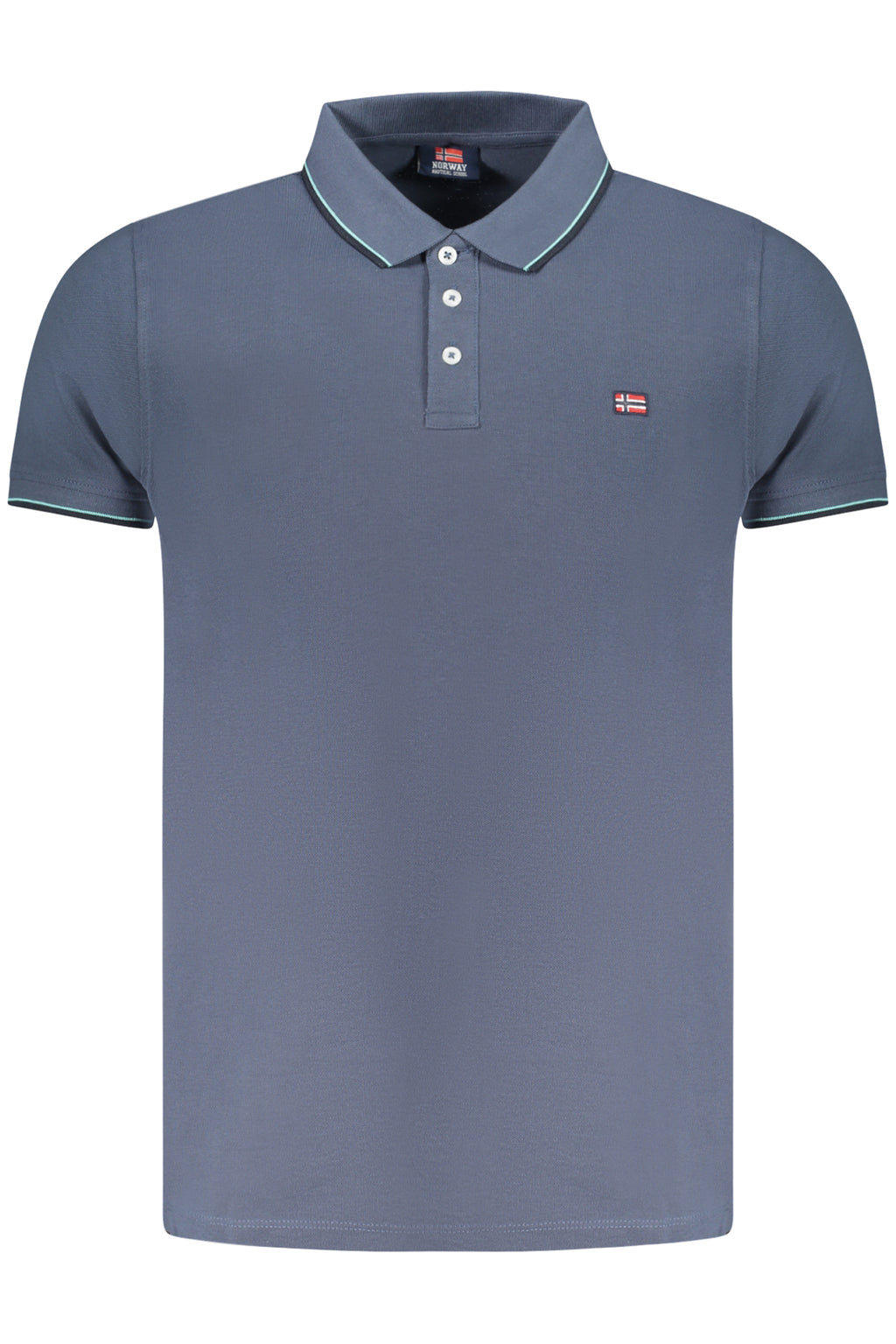 NORWAY 1963 MEN'S SHORT SLEEVE POLO BLUE