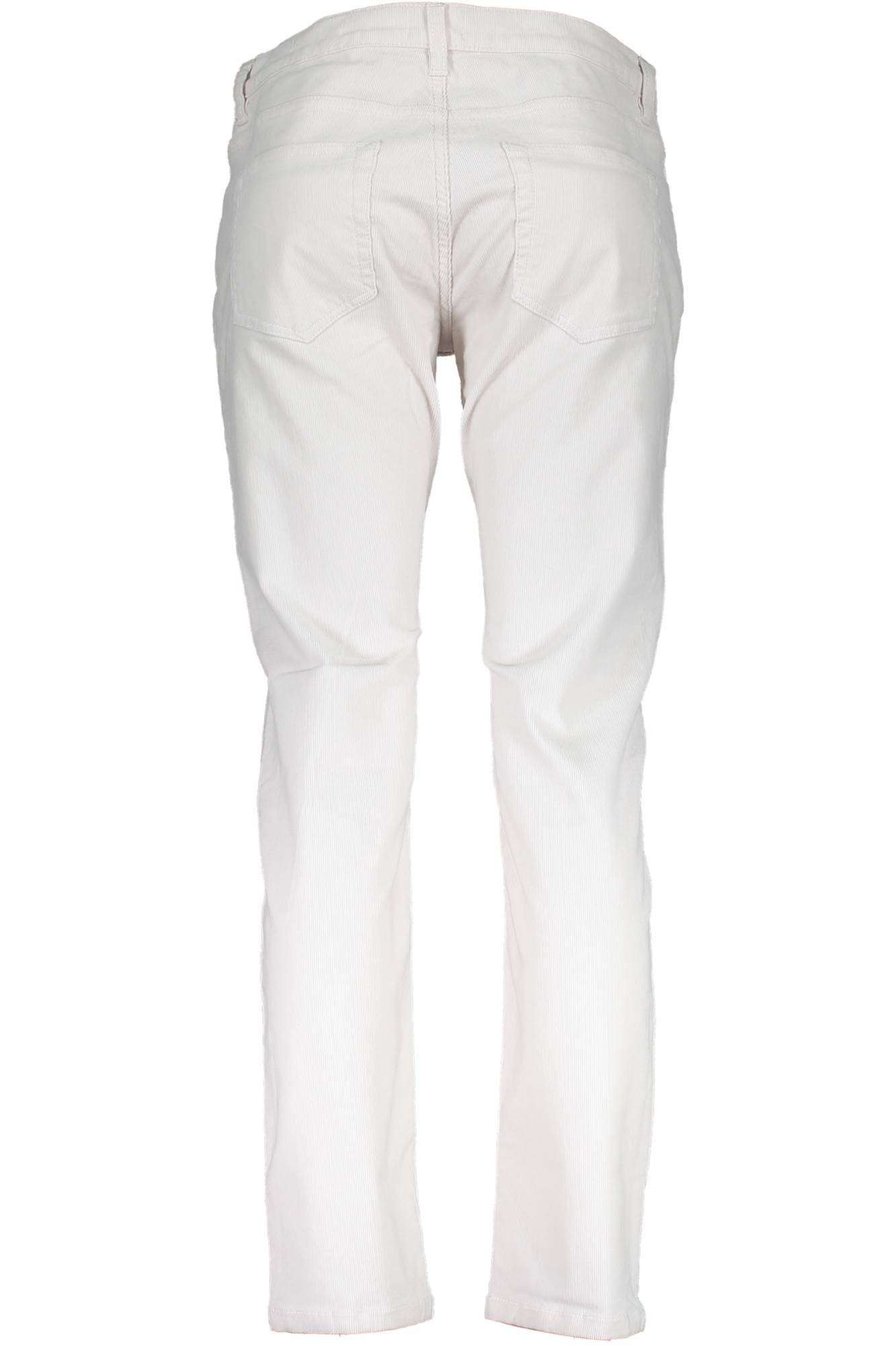 GANT WHITE WOMEN'S TROUSERS