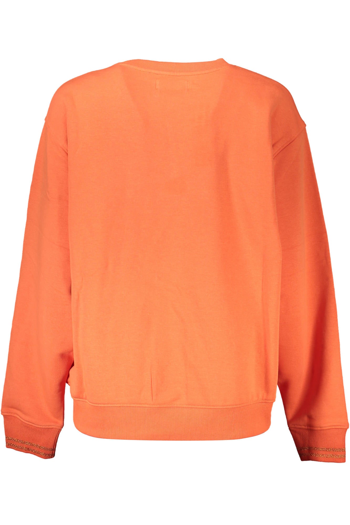 DESIGUAL ORANGE WOMEN'S SWEATSHIRT WITHOUT ZIP