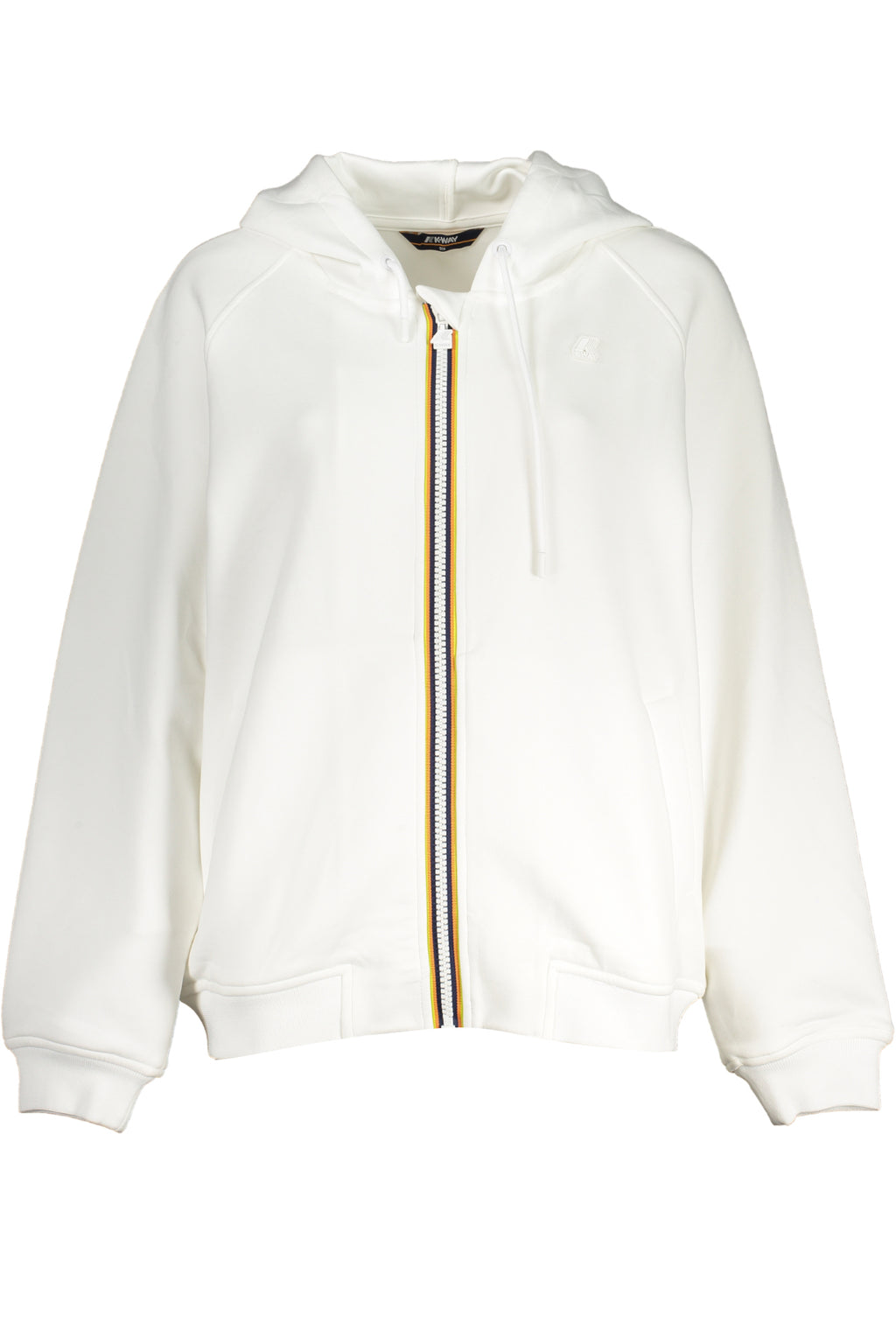 K-WAY WOMEN'S ZIP SWEATSHIRT WHITE