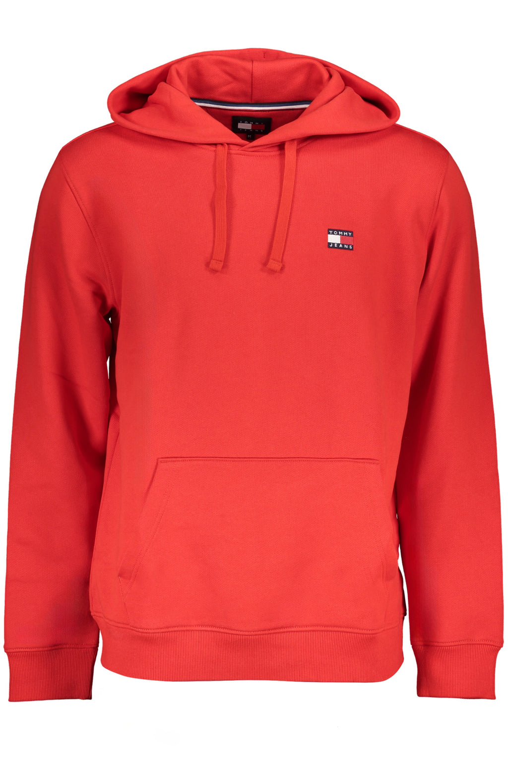 TOMMY HILFIGER MEN'S RED ZIP-OUT SWEATSHIRT