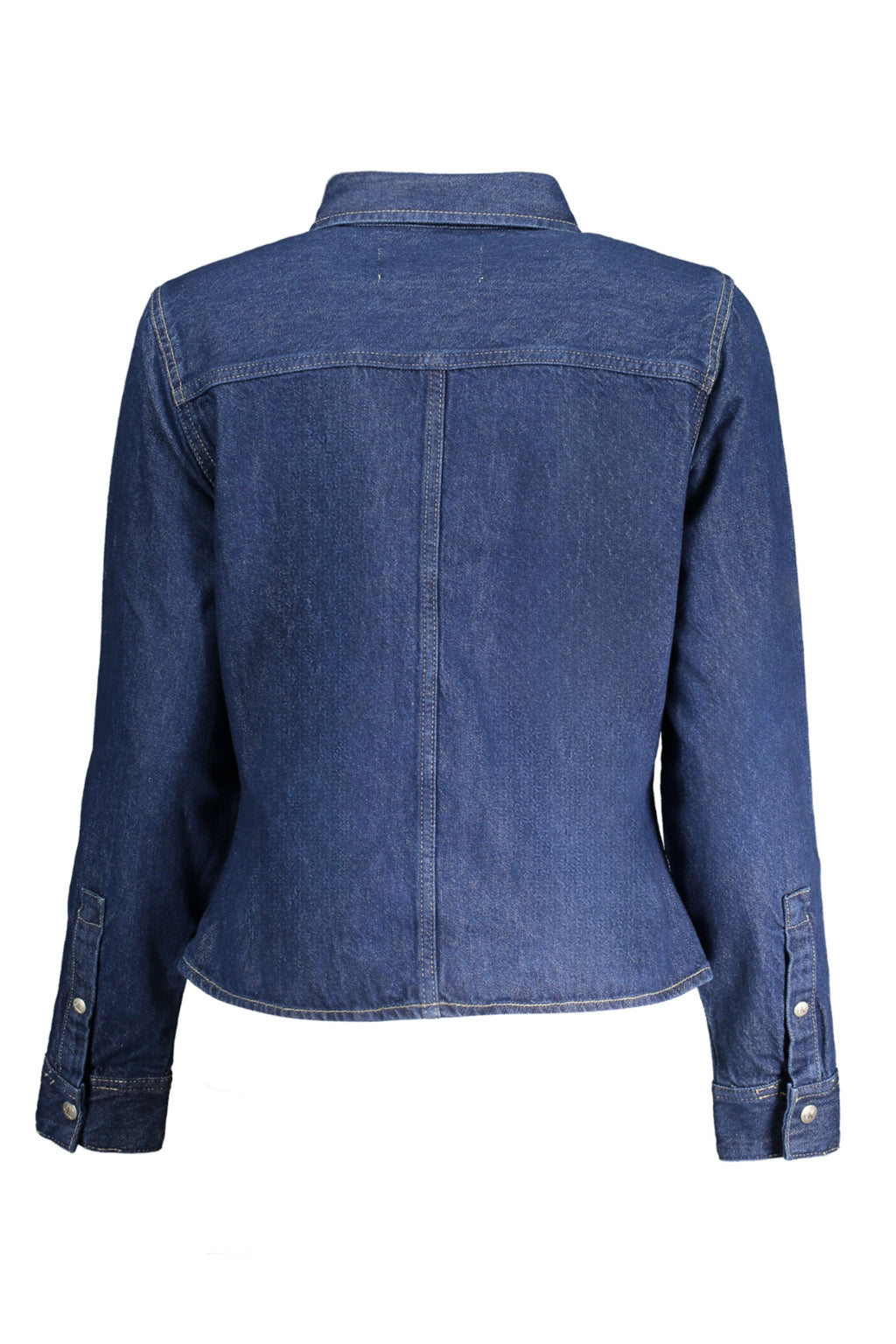 CALVIN KLEIN WOMEN'S LONG SLEEVE SHIRT BLUE