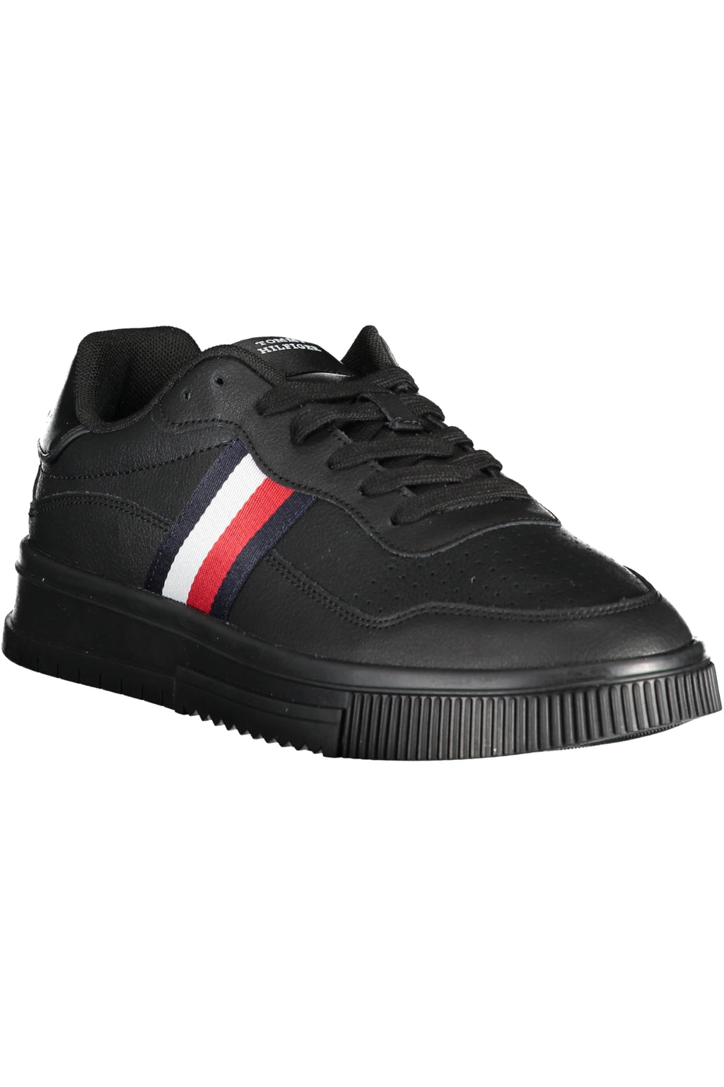 TOMMY HILFIGER BLACK MEN'S SPORTS SHOES