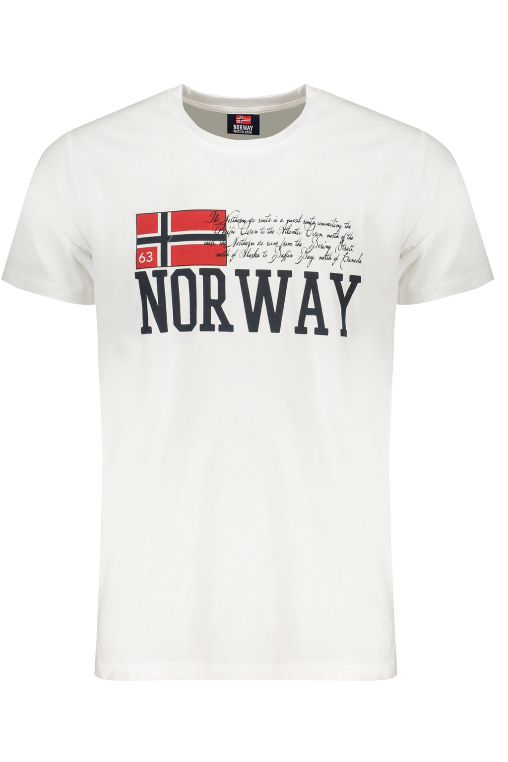 NORWAY 1963 MEN'S WHITE SHORT SLEEVE T-SHIRT