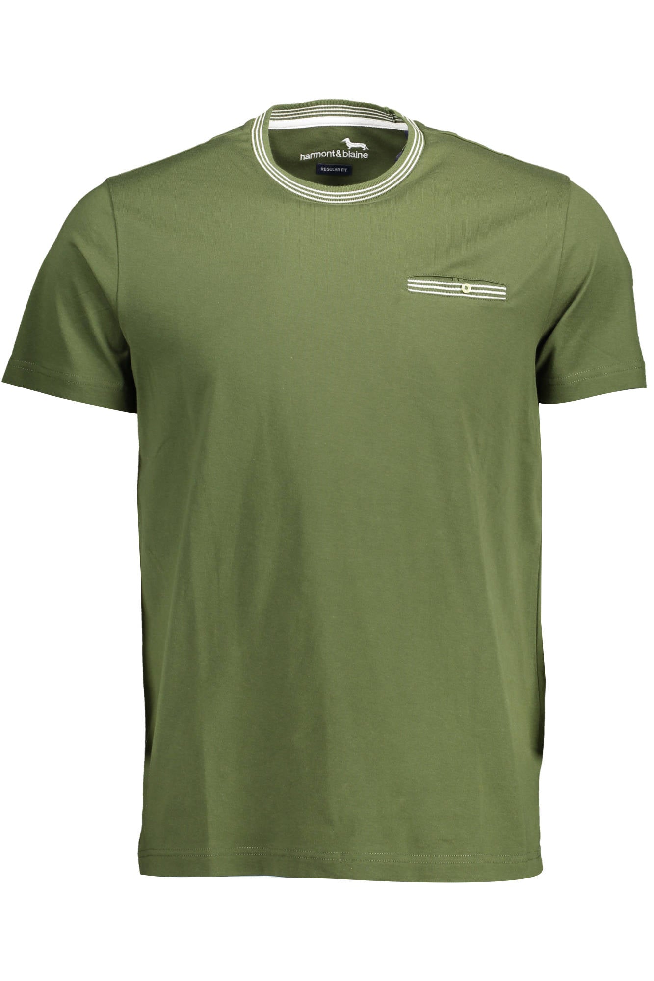 HARMONT & BLAINE MEN'S SHORT SLEEVE T-SHIRT GREEN