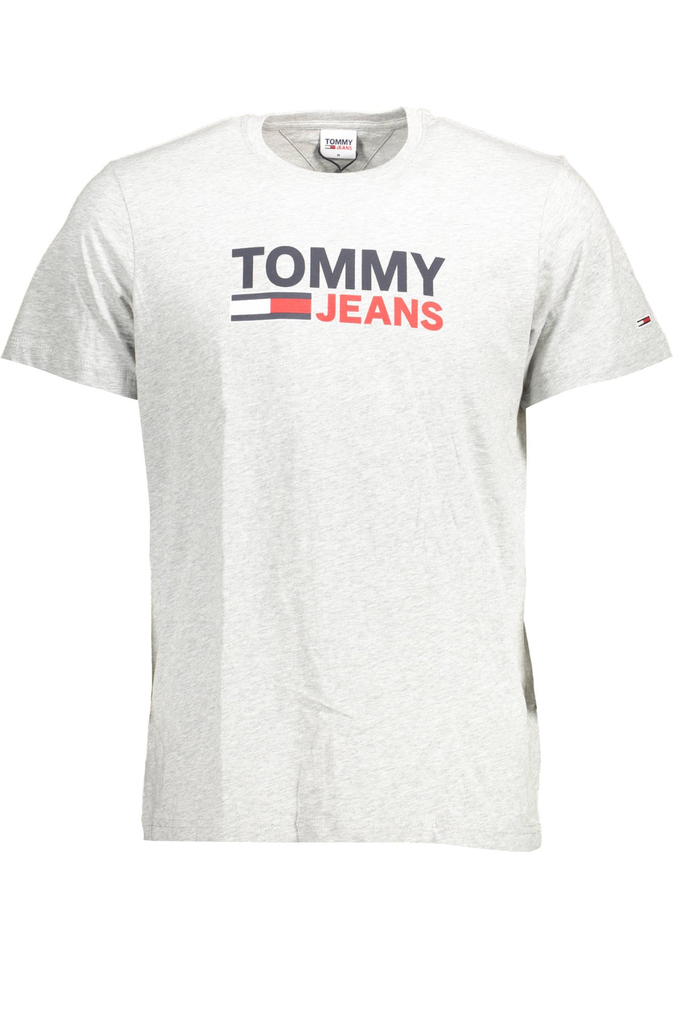 TOMMY HILFIGER MEN'S SHORT SLEEVE T-SHIRT GREY