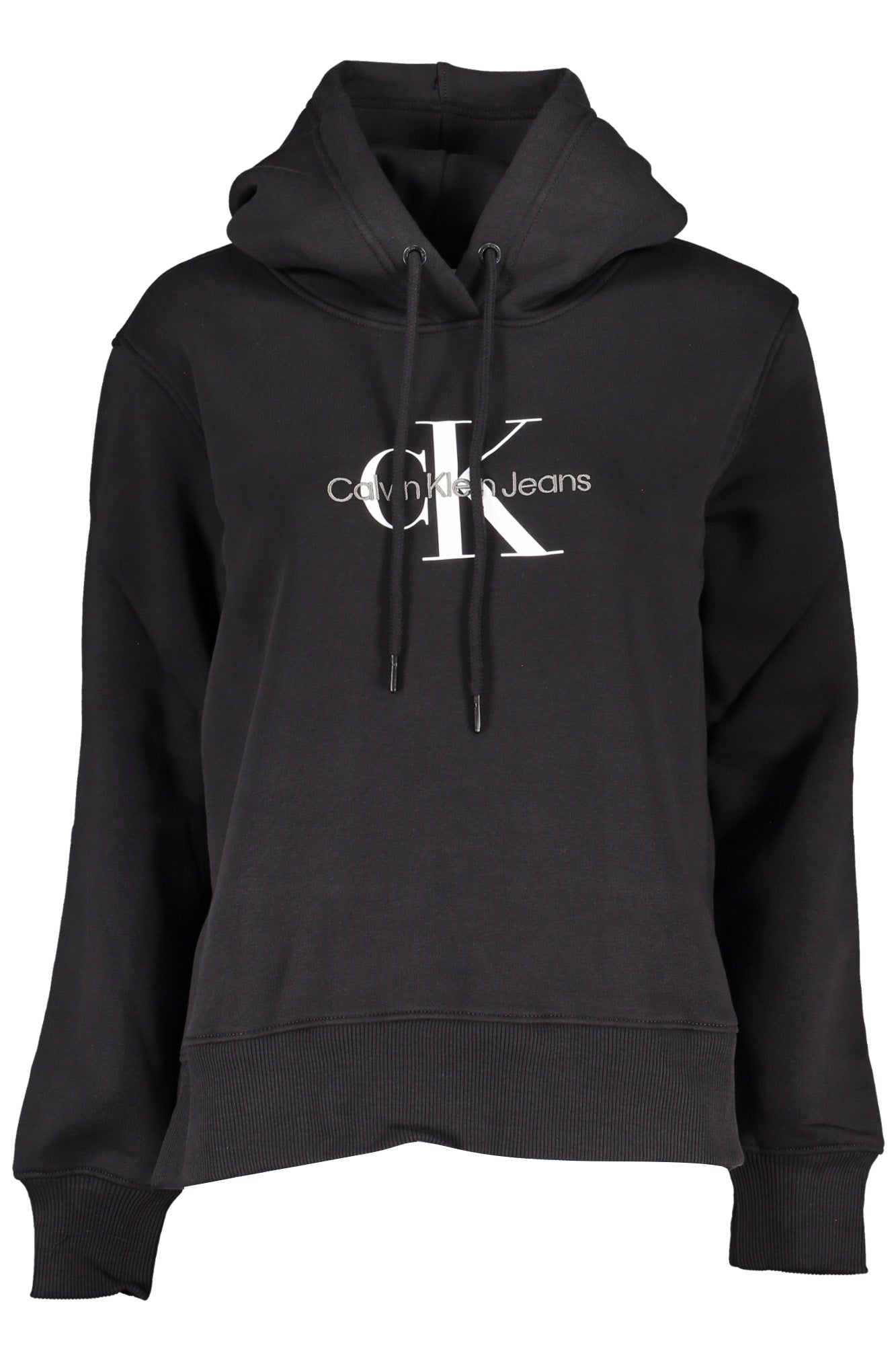 CALVIN KLEIN WOMEN'S ZIPLESS SWEATSHIRT BLACK