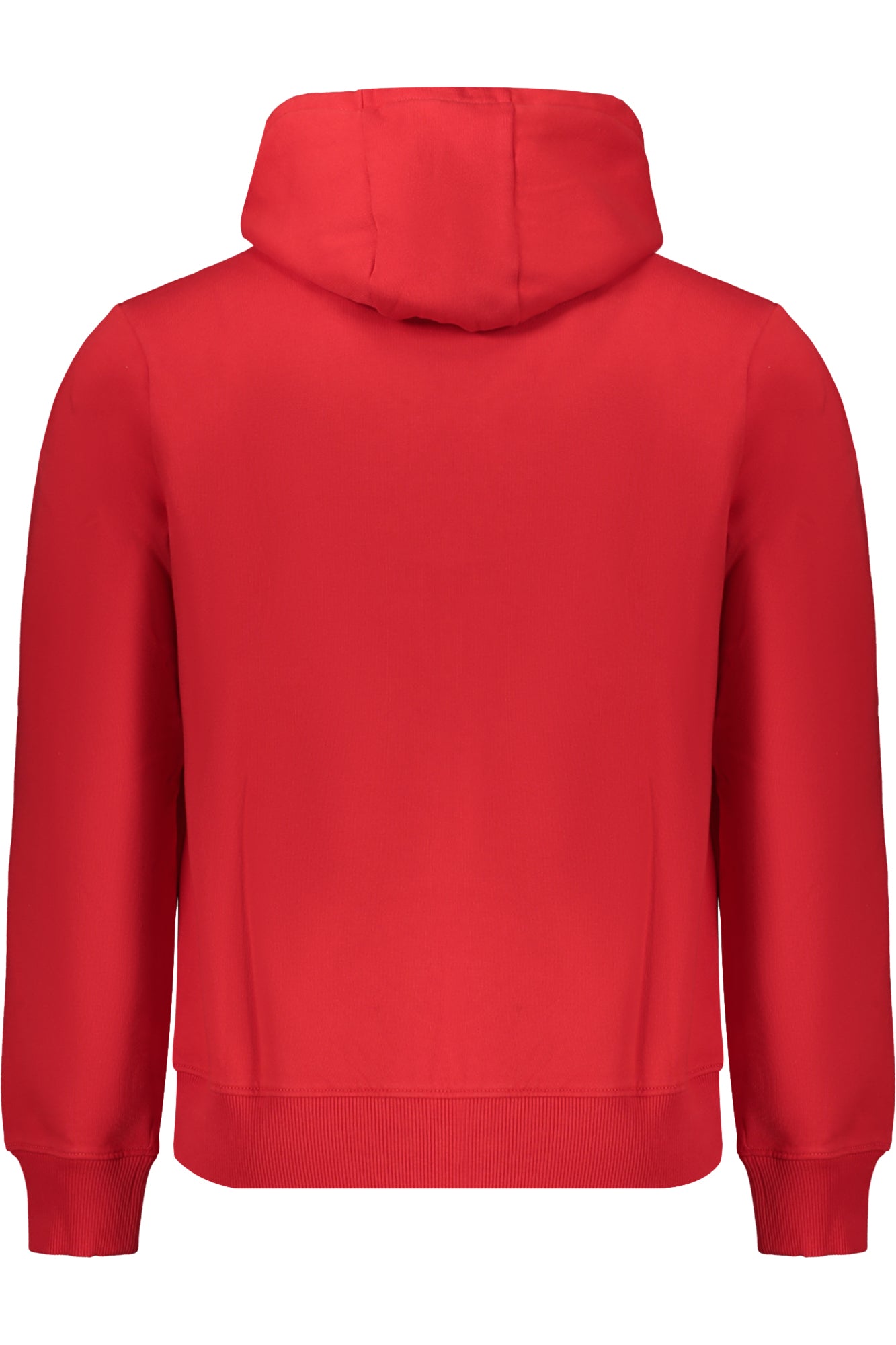 NAPAPIJRI RED MEN'S ZIP-LESS SWEATSHIRT