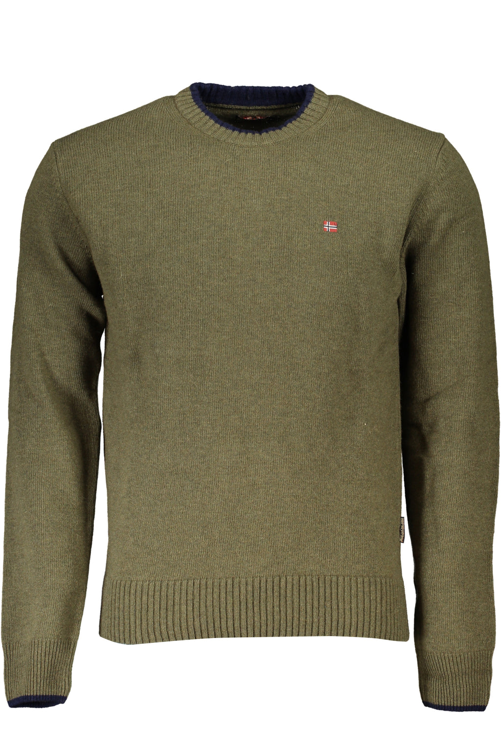 NAPAPIJRI GREEN MEN'S SWEATER