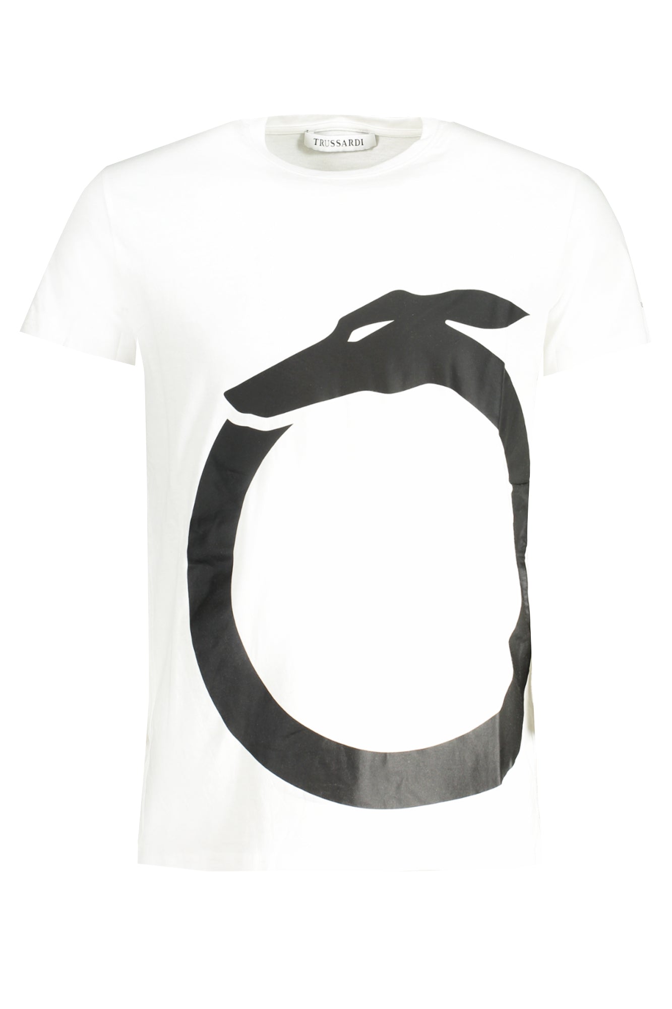 TRUSSARDI SHORT SLEEVED T-SHIRT MEN'S WHITE