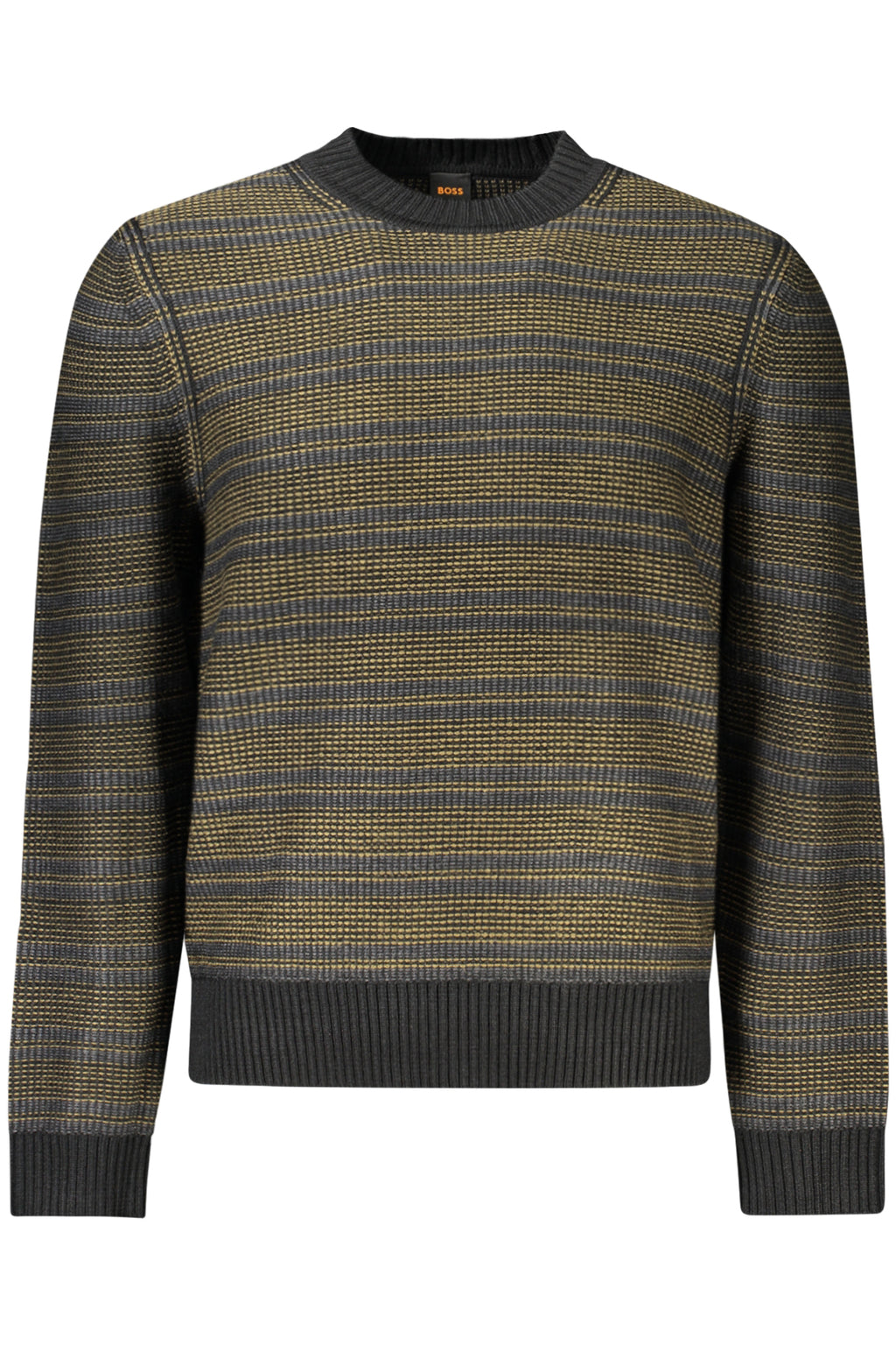 HUGO BOSS MEN'S BLACK SWEATER