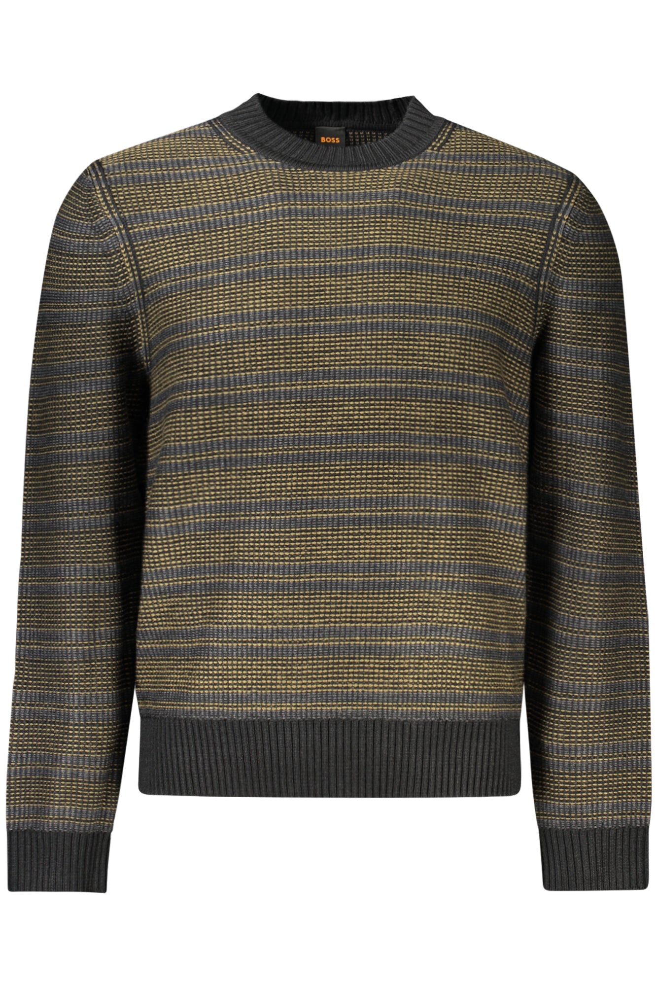 HUGO BOSS MEN'S BLACK SWEATER