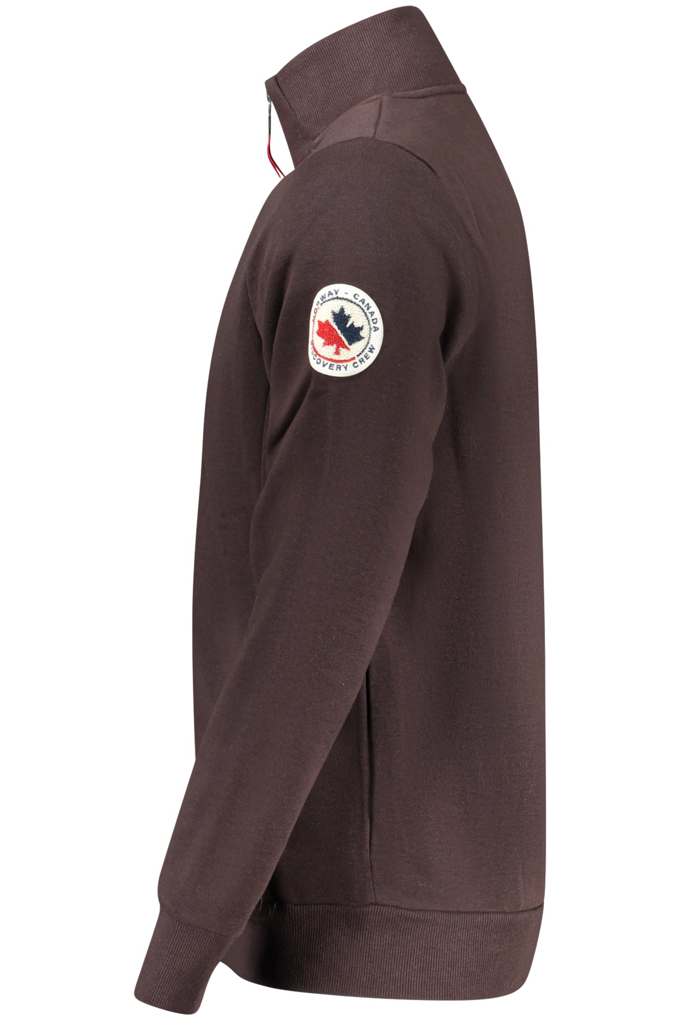 NORWAY 1963 MEN'S BROWN ZIP-UP SWEATSHIRT