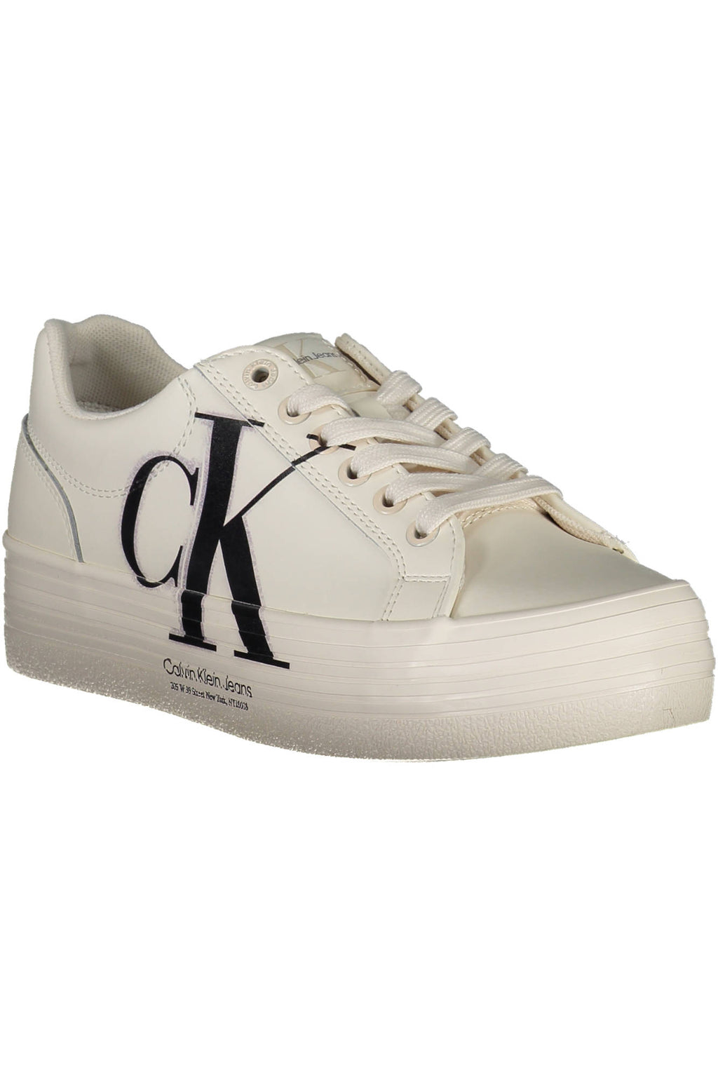 CALVIN KLEIN WHITE WOMEN'S SPORT SHOES