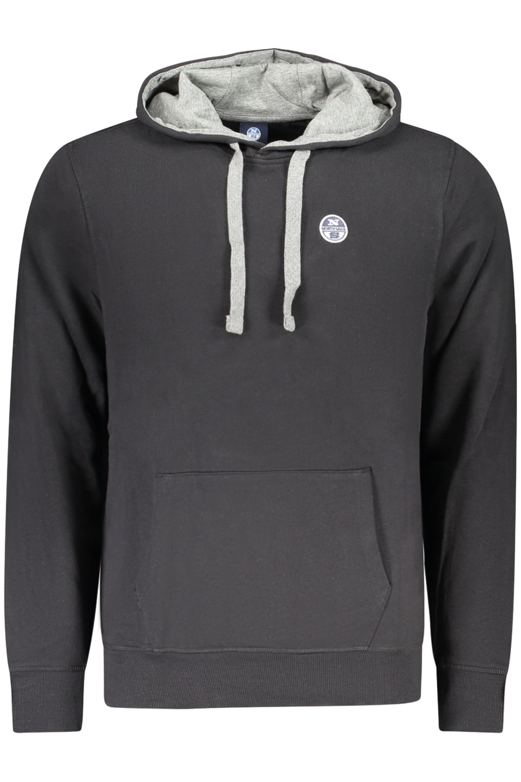 NORTH SAILS MEN'S BLACK ZIP-UP SWEATSHIRT