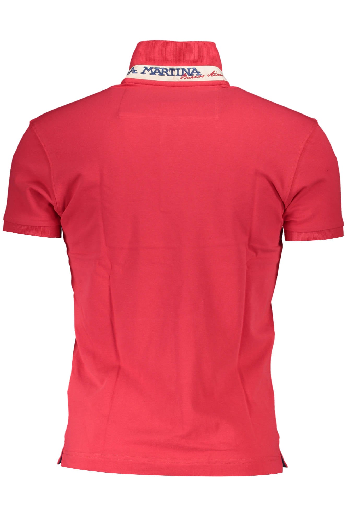LA MARTINA MEN'S SHORT SLEEVE POLO SHIRT RED