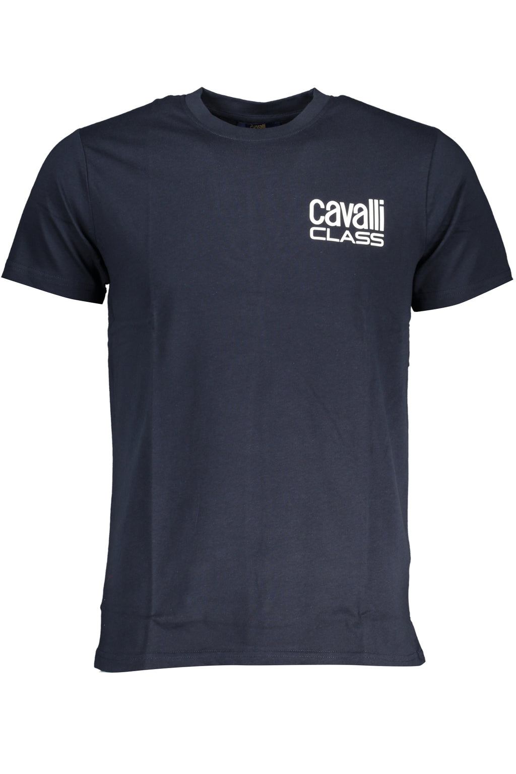CAVALLI CLASS MEN'S SHORT SLEEVED T-SHIRT BLUE
