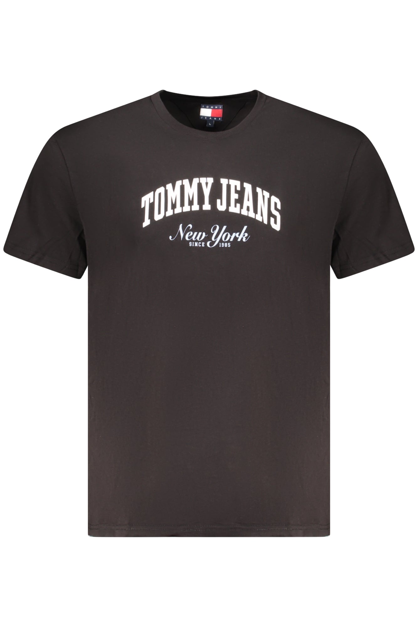 TOMMY HILFIGER SHORT SLEEVE T-SHIRT MEN BLACK