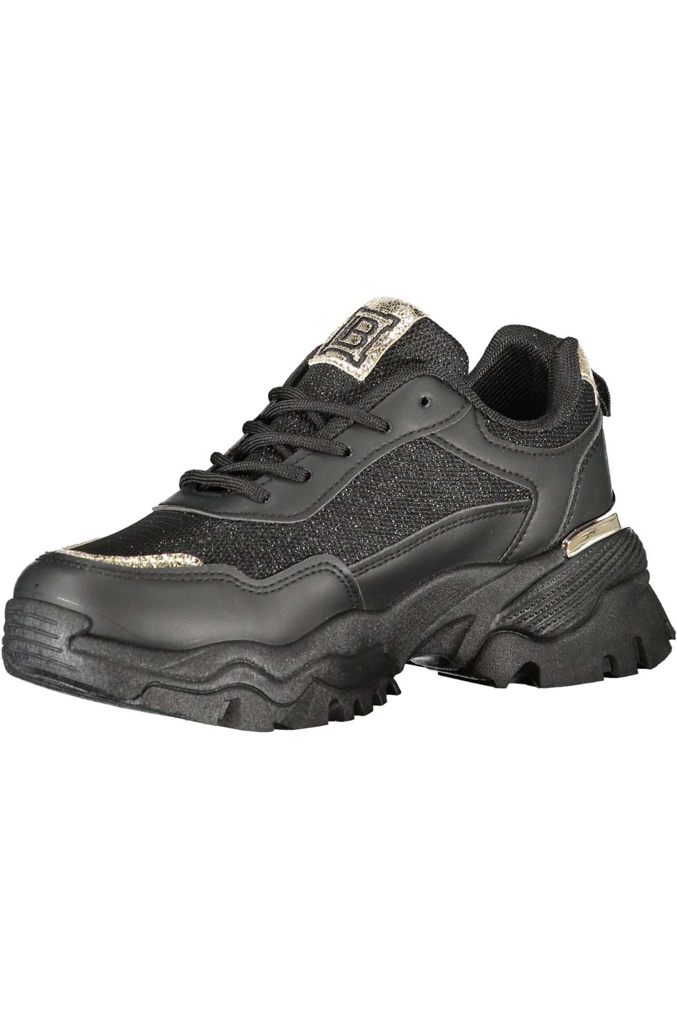 LAURA BIAGIOTTI WOMEN'S BLACK SPORTS SHOES