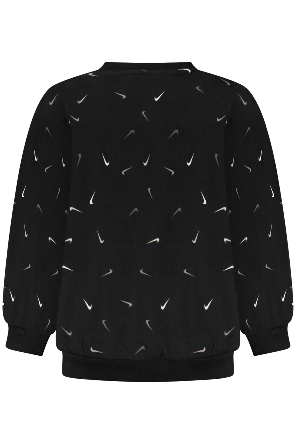 NIKE KIDS' BLACK ZIP-UP SWEATSHIRT