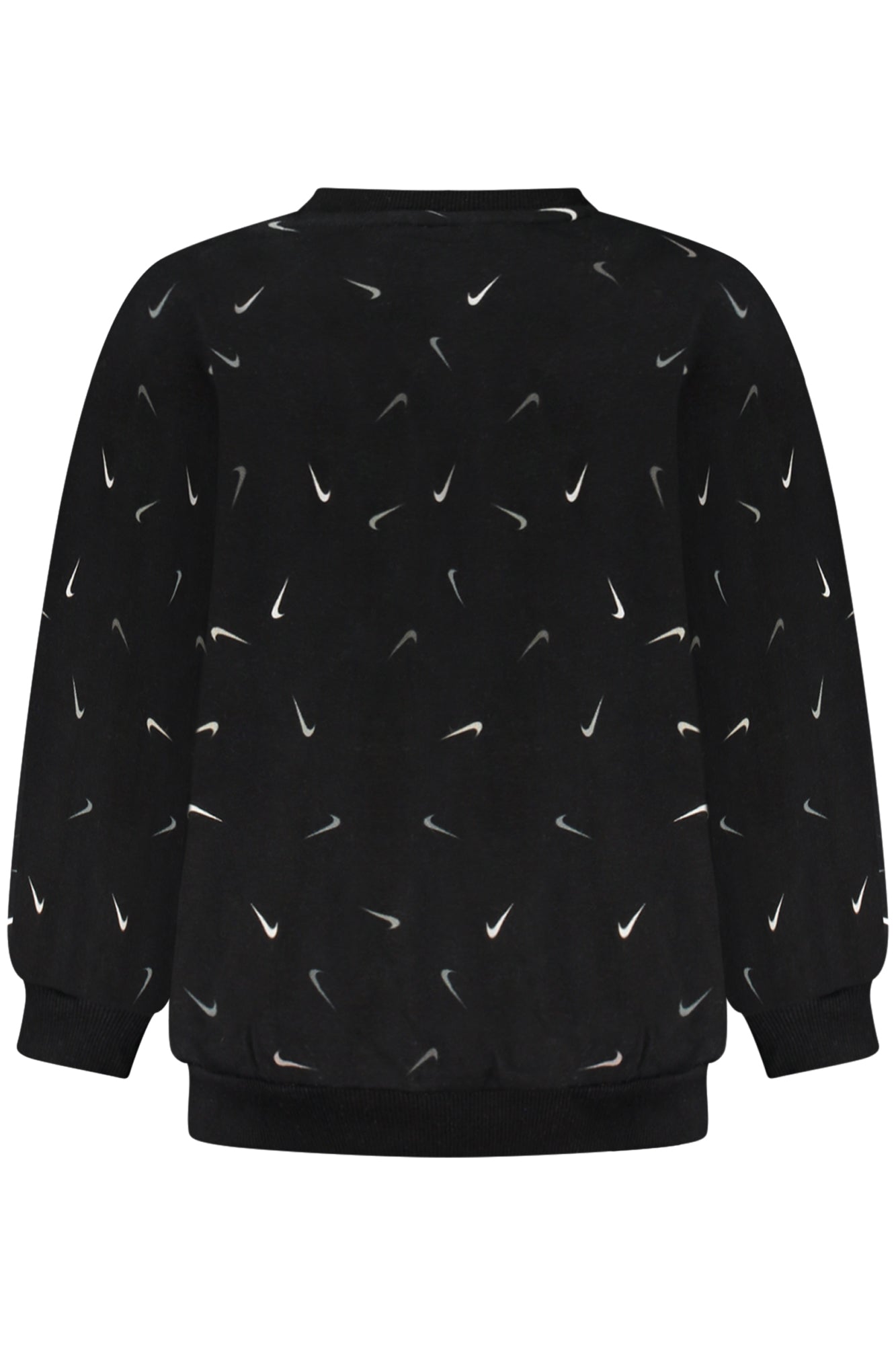NIKE KIDS' BLACK ZIP-UP SWEATSHIRT