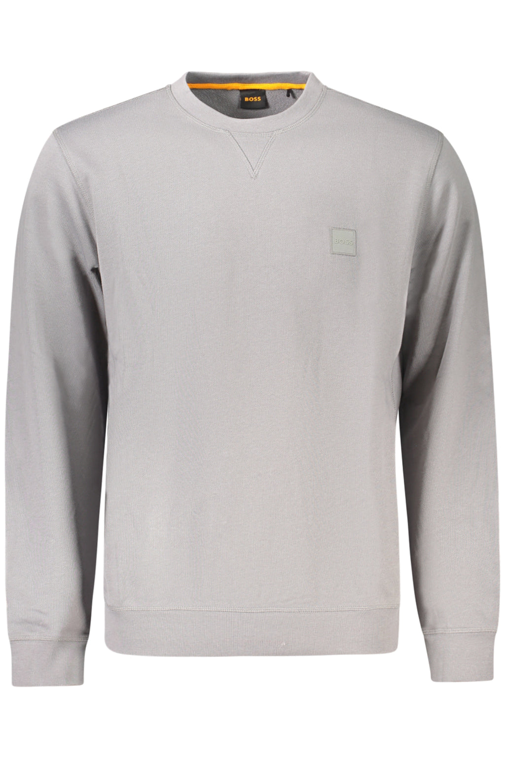 BOSS MEN'S GRAY ZIP-UP SWEATSHIRT