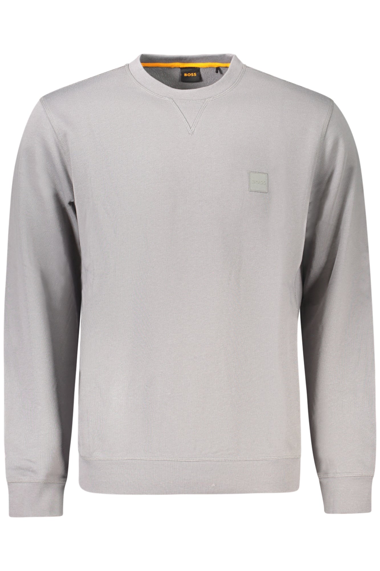 BOSS MEN'S GRAY ZIP-UP SWEATSHIRT
