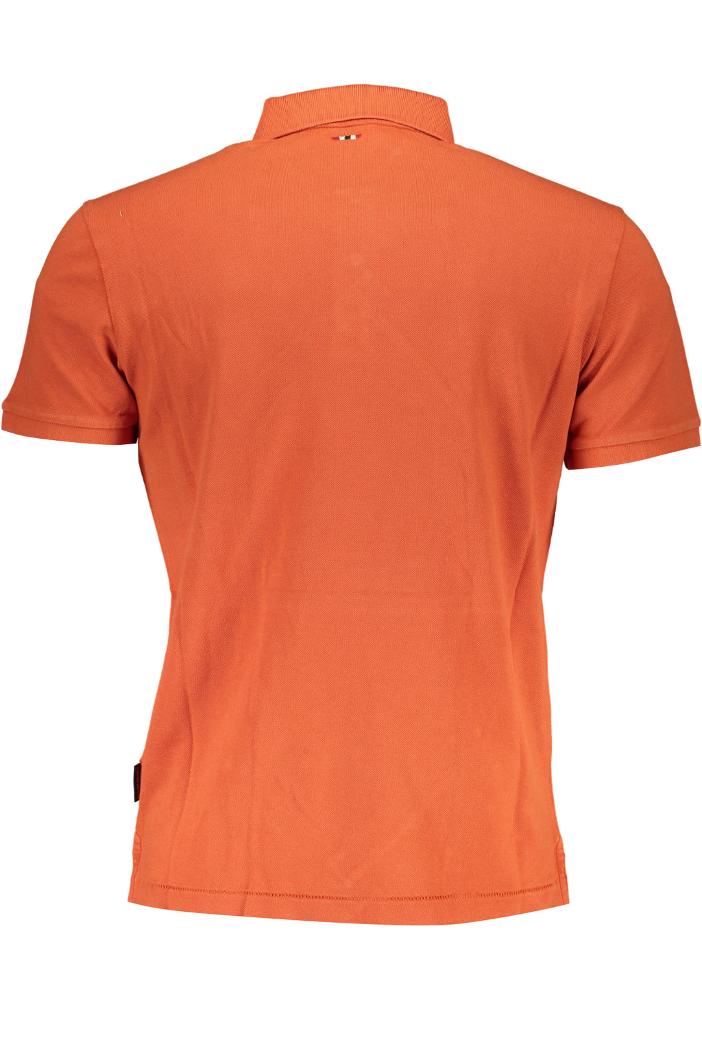 NAPAPIJRI MEN'S ORANGE SHORT SLEEVED POLO SHIRT